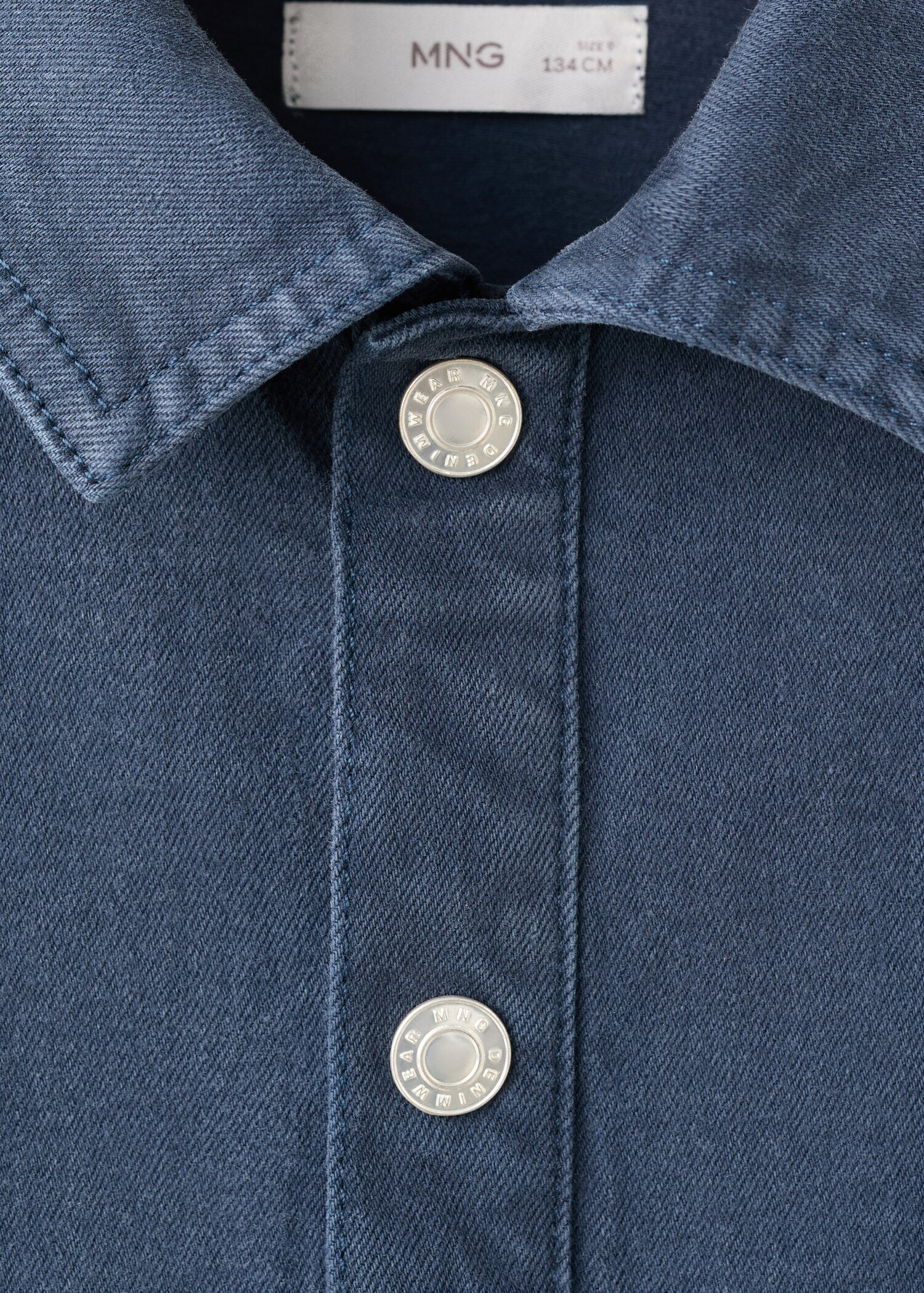 فستان قصير من الجينز - تفاصيل المنتج 8