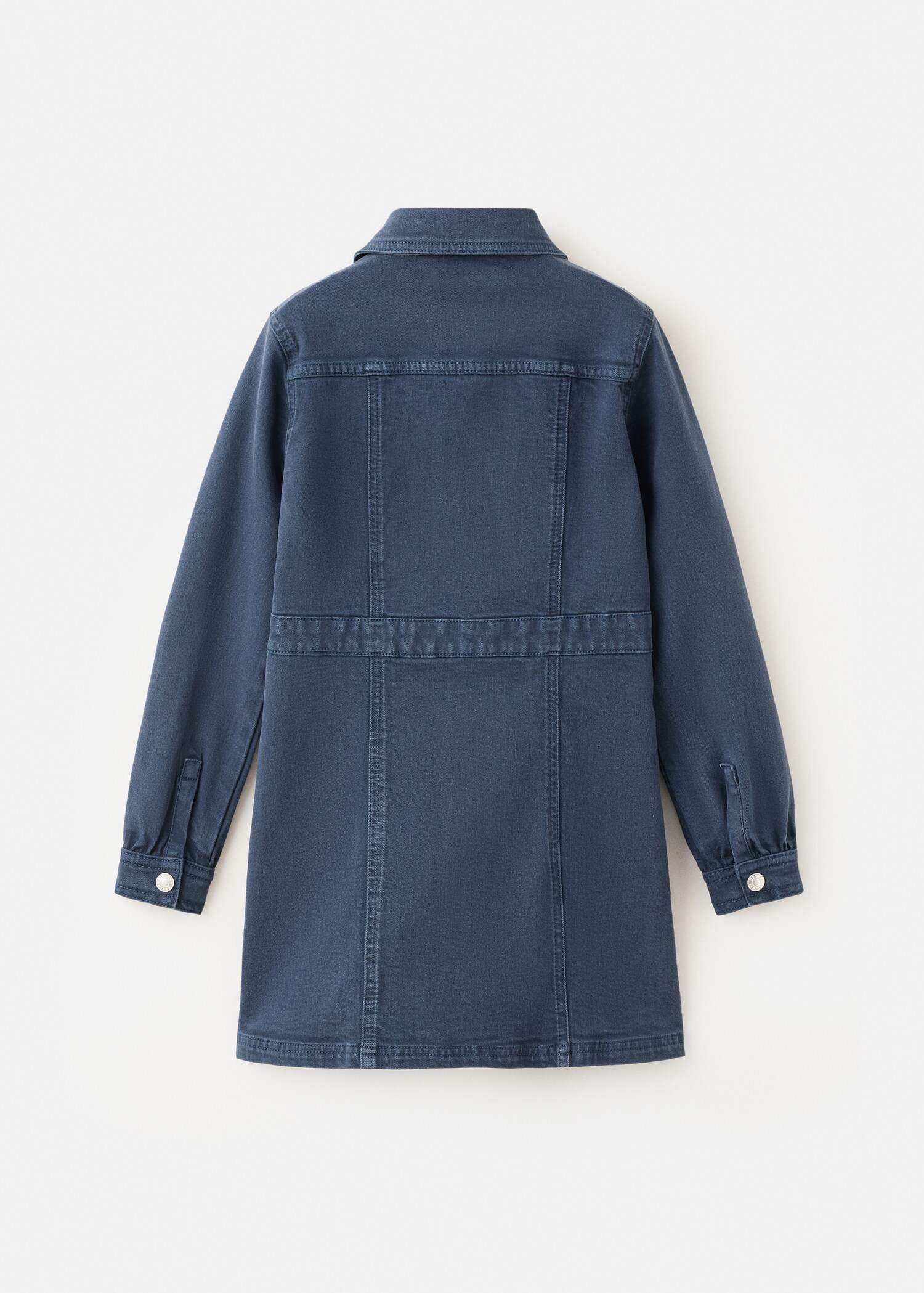 فستان قصير من الجينز - الجهة الخلفية للمنتج