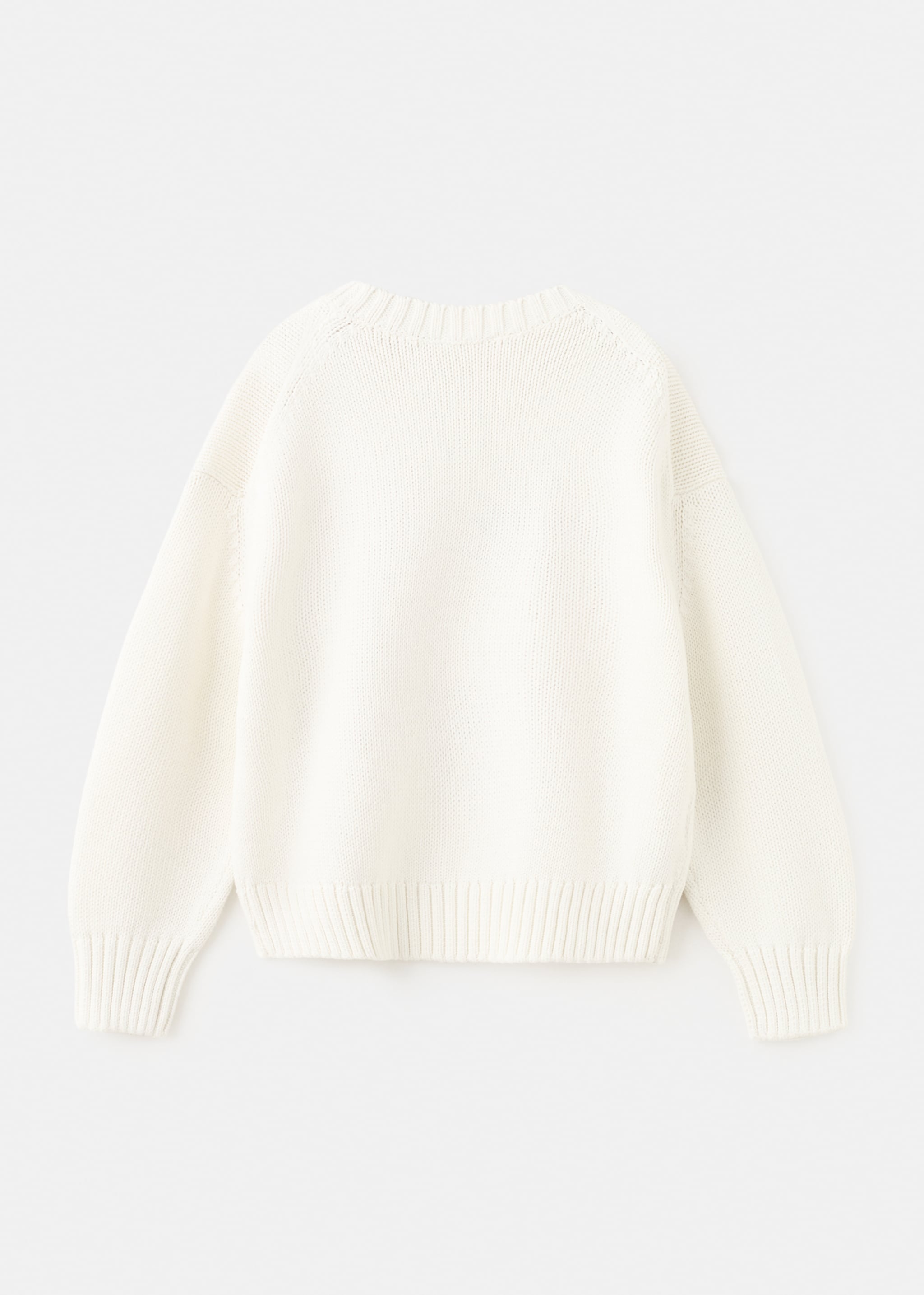 كنزة عليها تطريز - الجهة الخلفية للمنتج, سكري. Ref: 27065150-00.