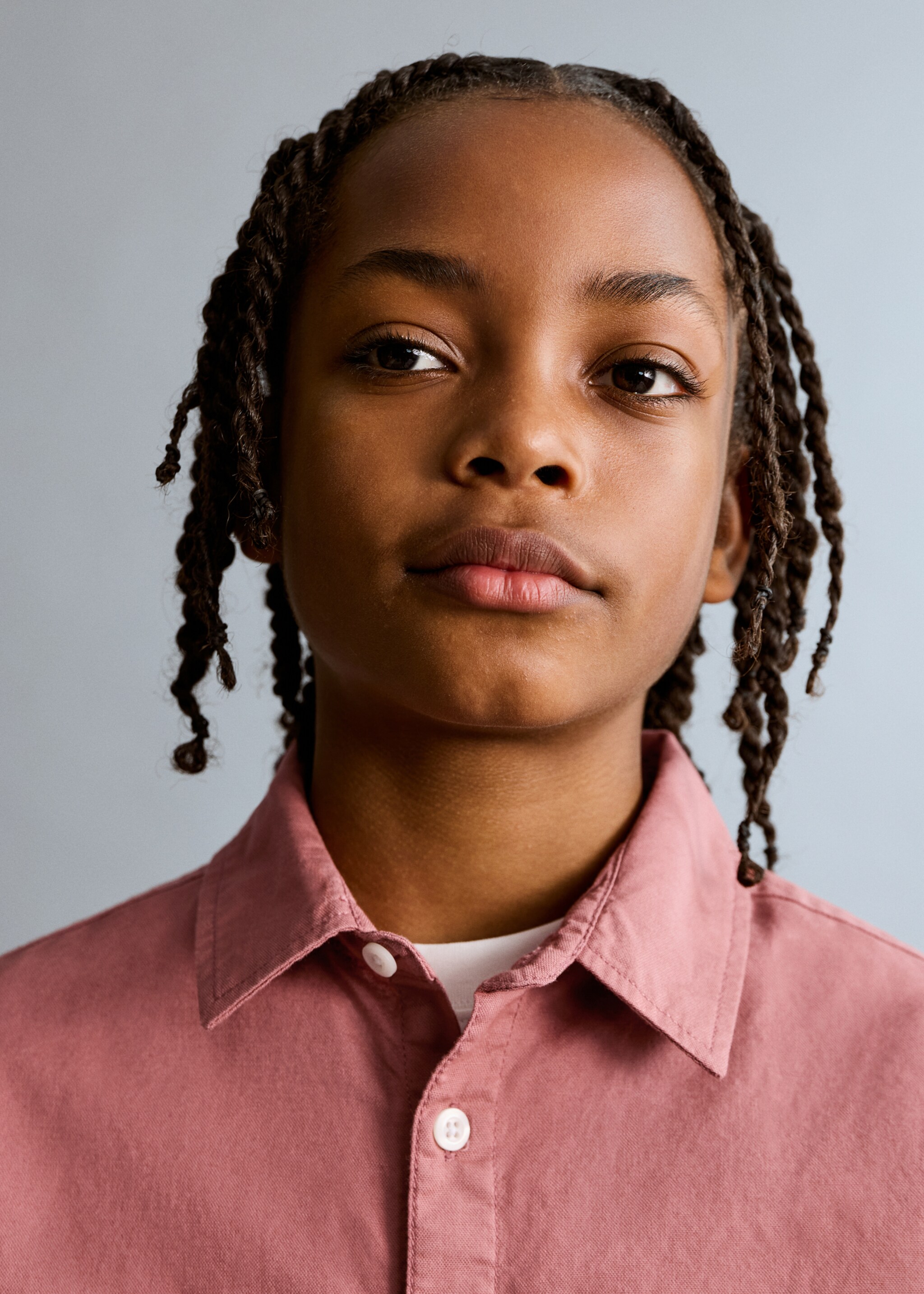 Chemise en coton - Détail de l'article 1, Cerise. Ref: 27065152-00.