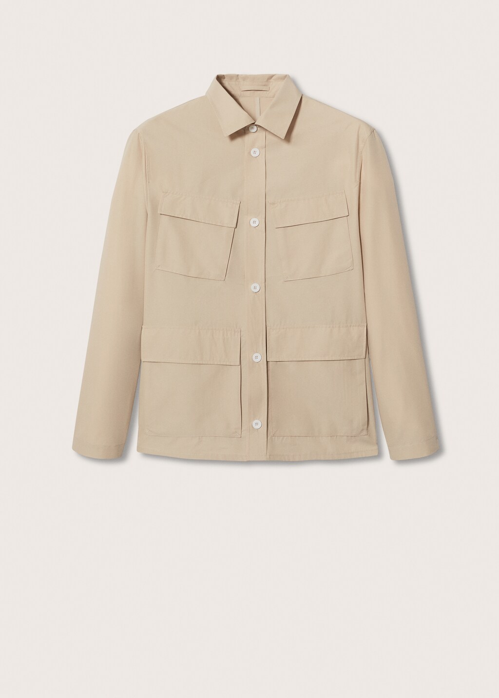 Cotton safari-style jacket - Men | MANGO Iran