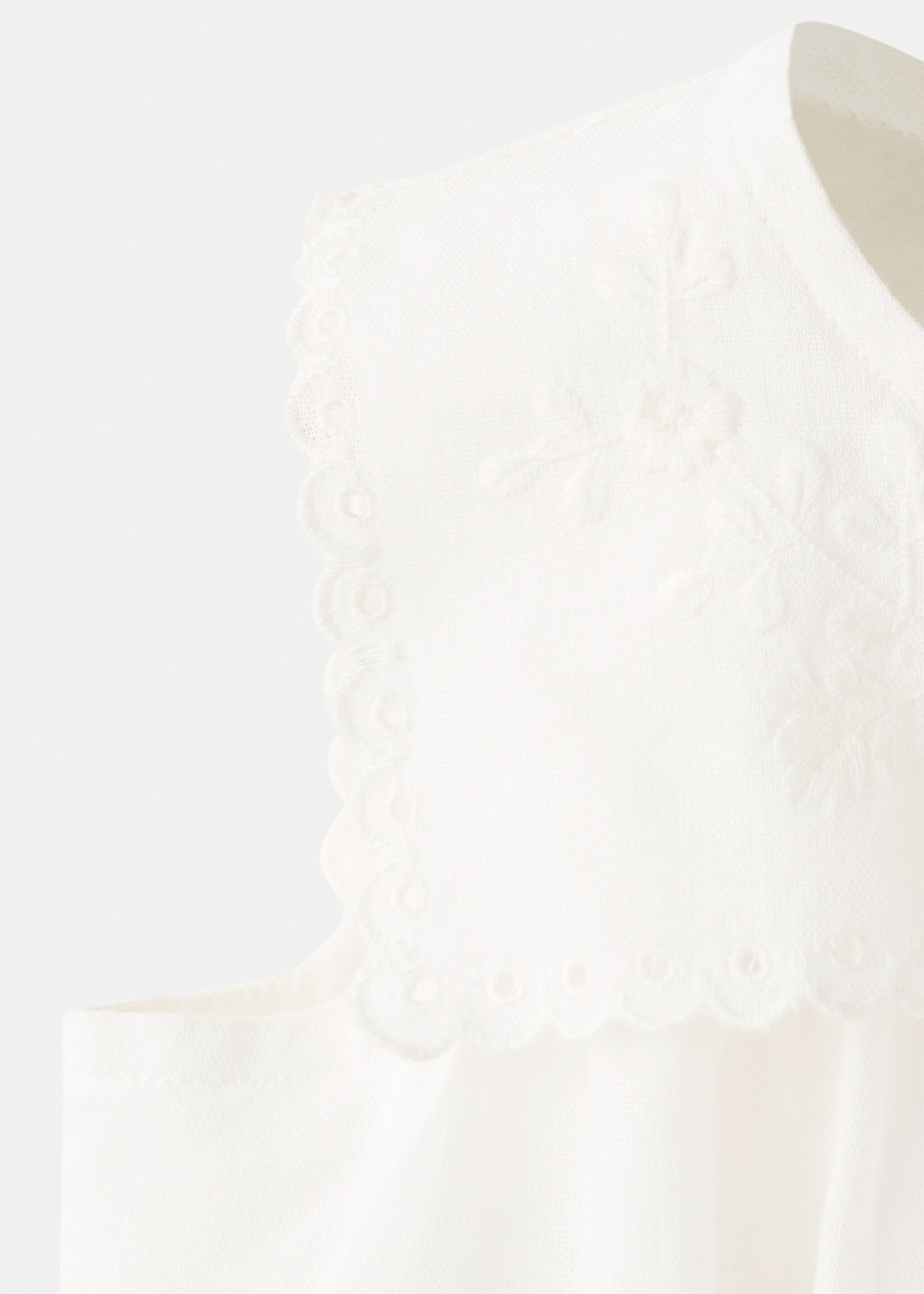 Cotton one-piece suit - Details of the article 8, Off White. Ref: 27065807-00.