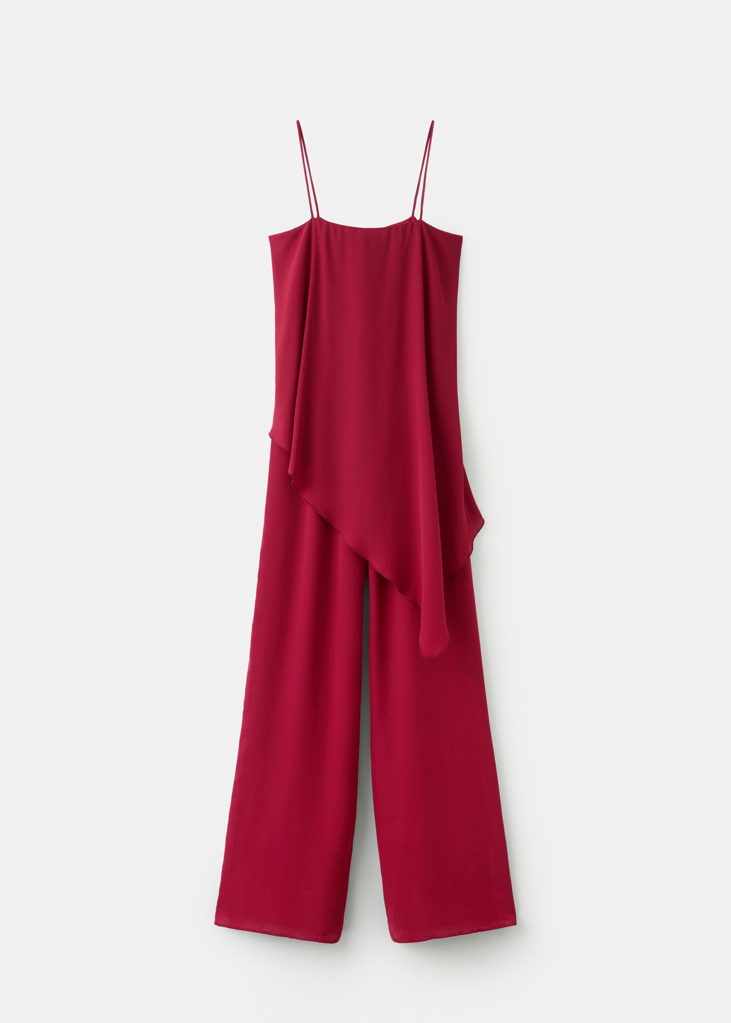 Ruffled asymmetric jumpsuit - Article without model