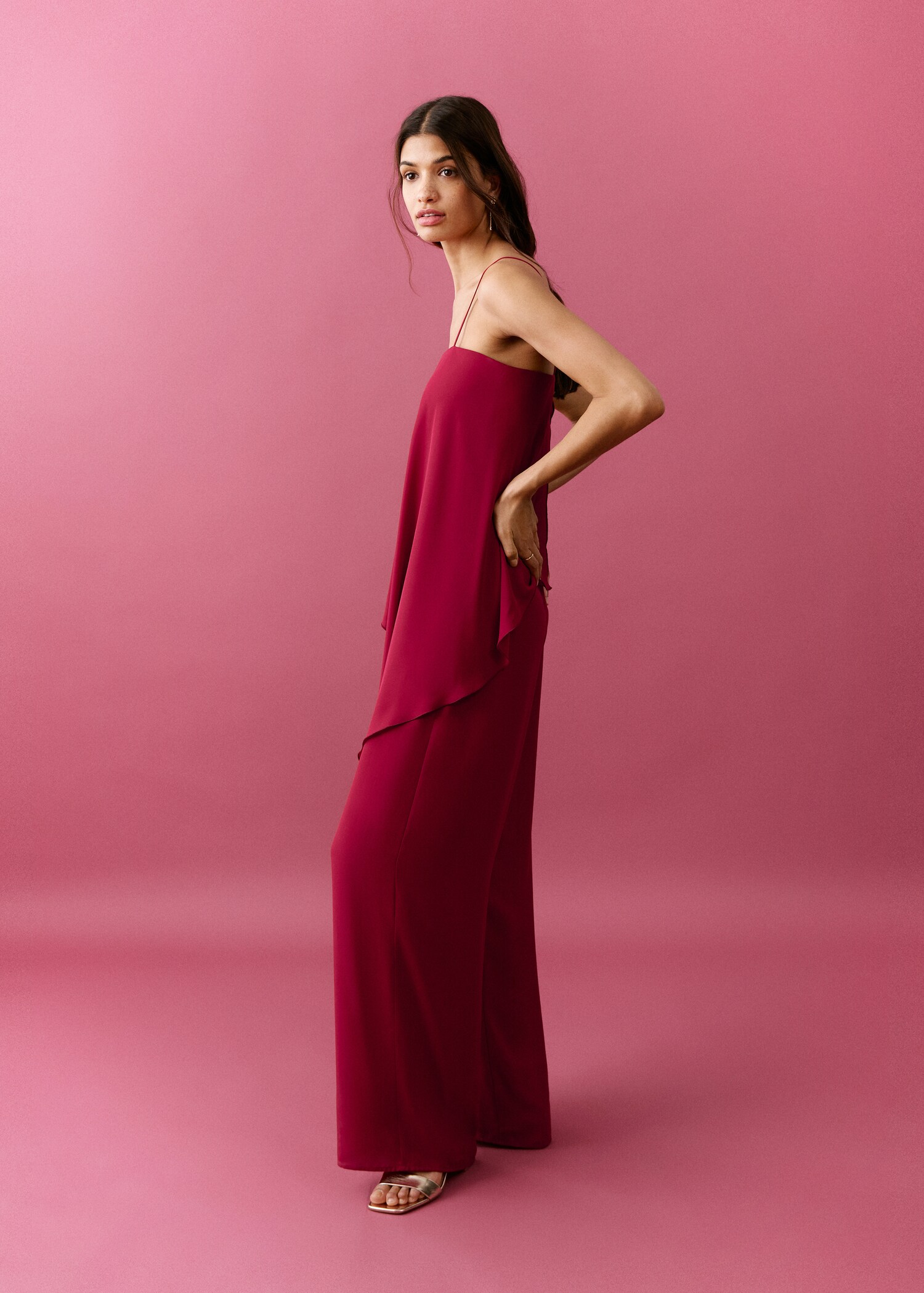 Ruffled asymmetric jumpsuit - Details of the article 6