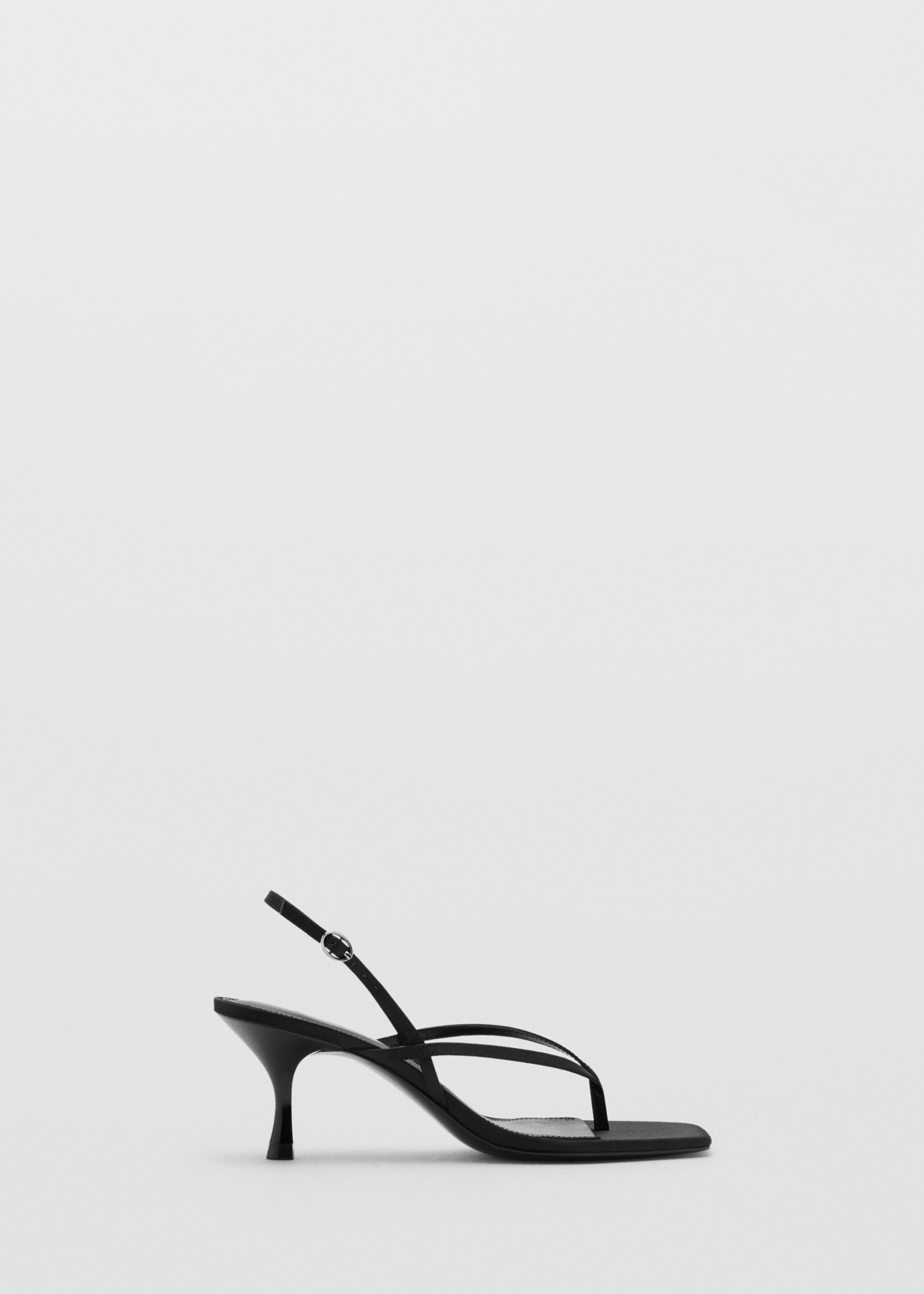 Strappy heeled sandals - Article without model, Black. Ref: 27065815-00.