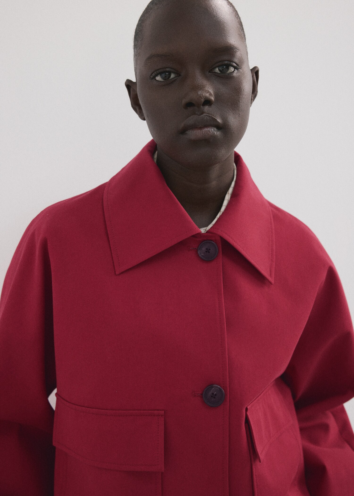 Cotton jacket with pockets - Details of the article 1