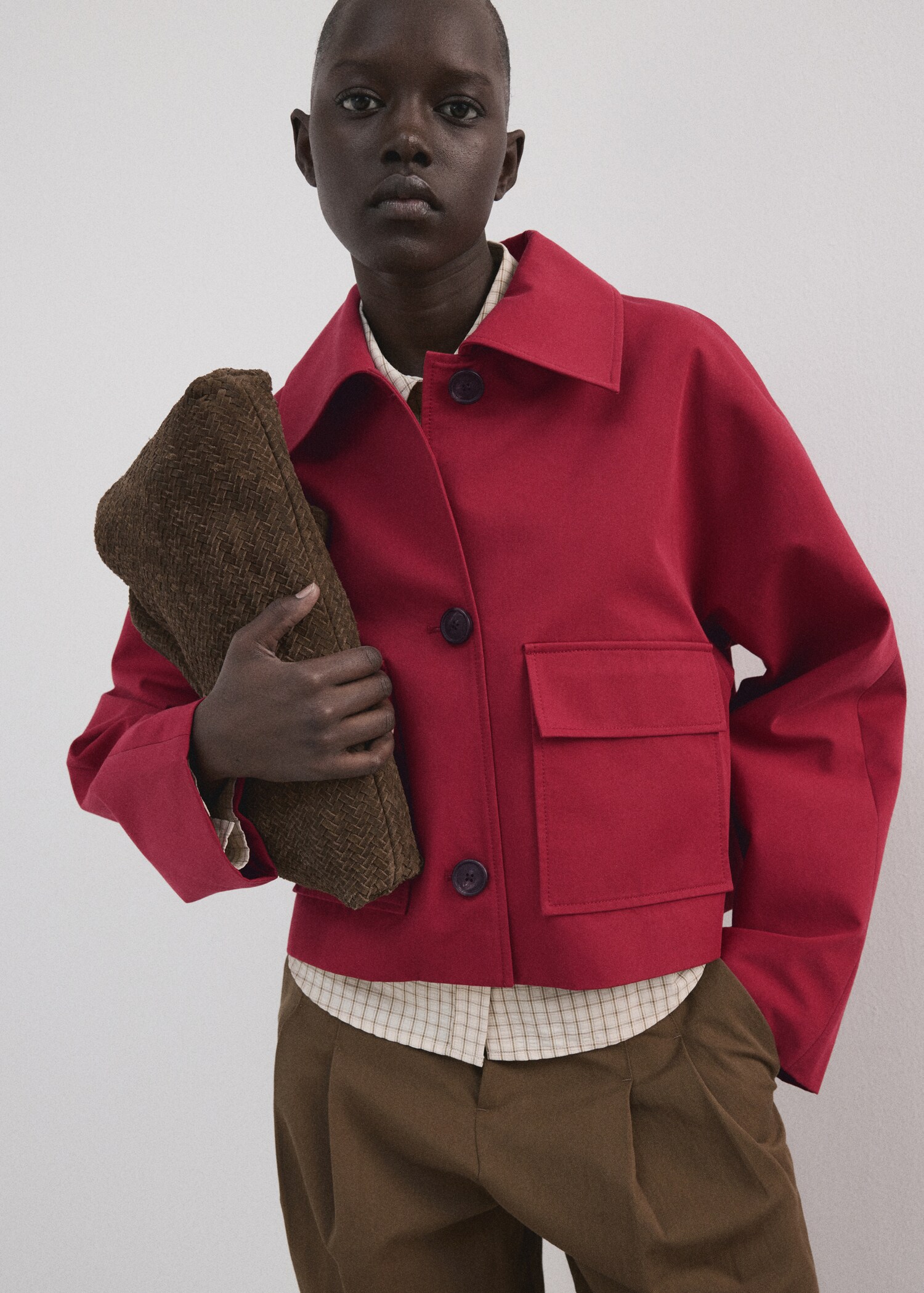 Cotton jacket with pockets - Details of the article 2