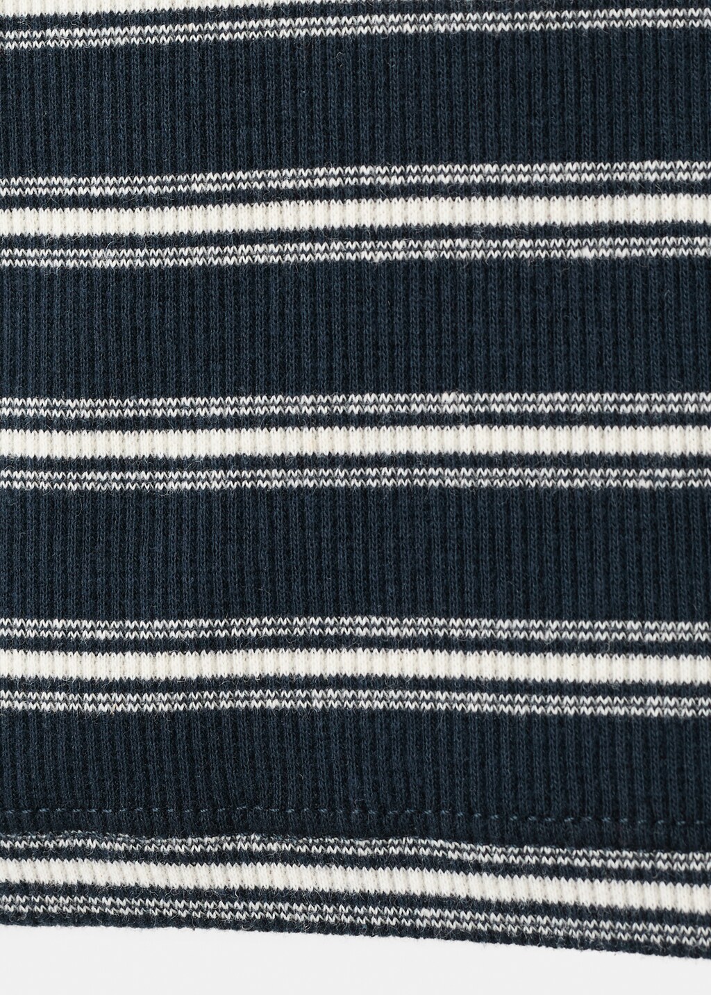 Striped scalloped polo - image 4