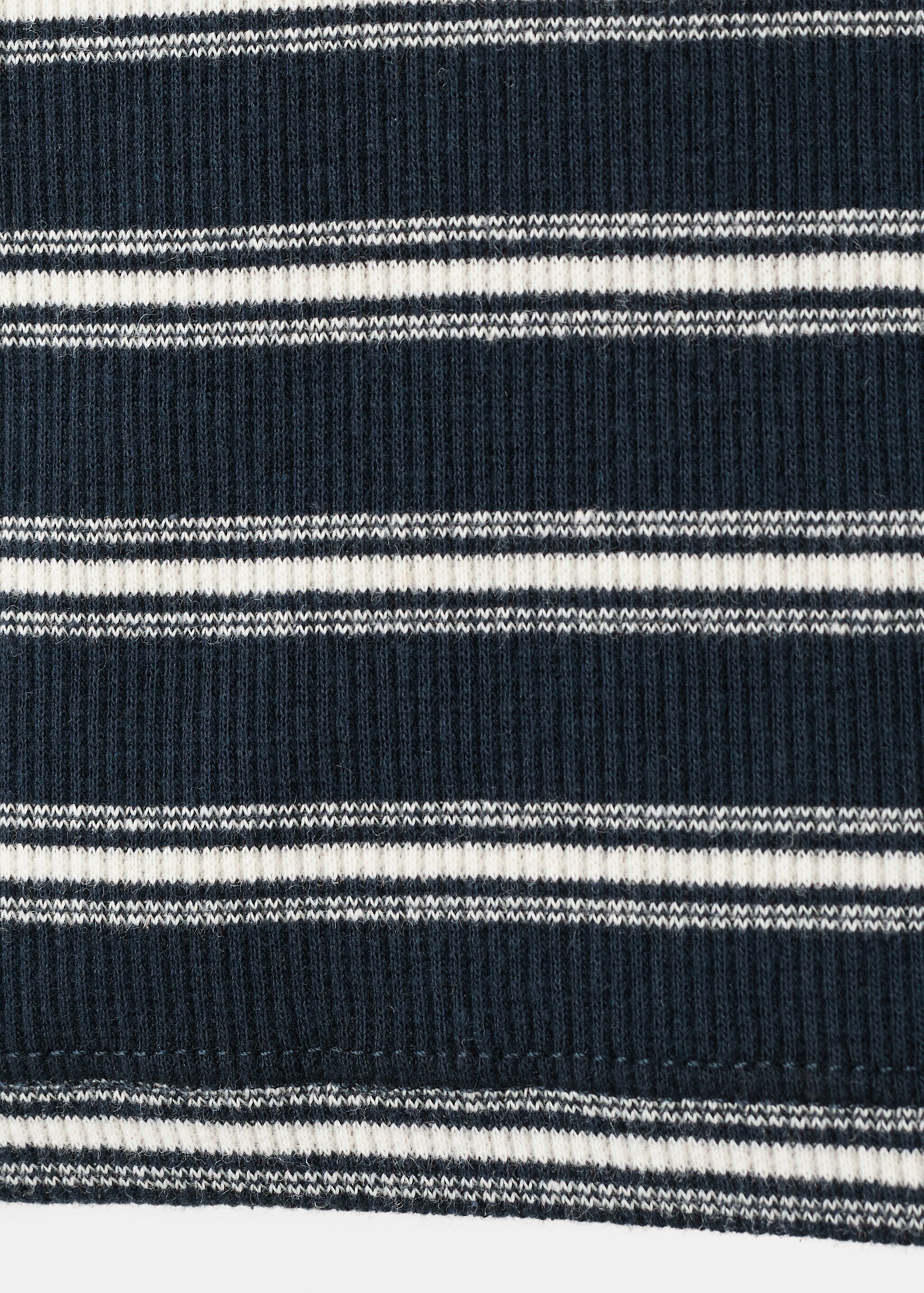 Polo à rayures festonnées - Détail de l'article 0, Bleu marine. Ref: 27065825-00.