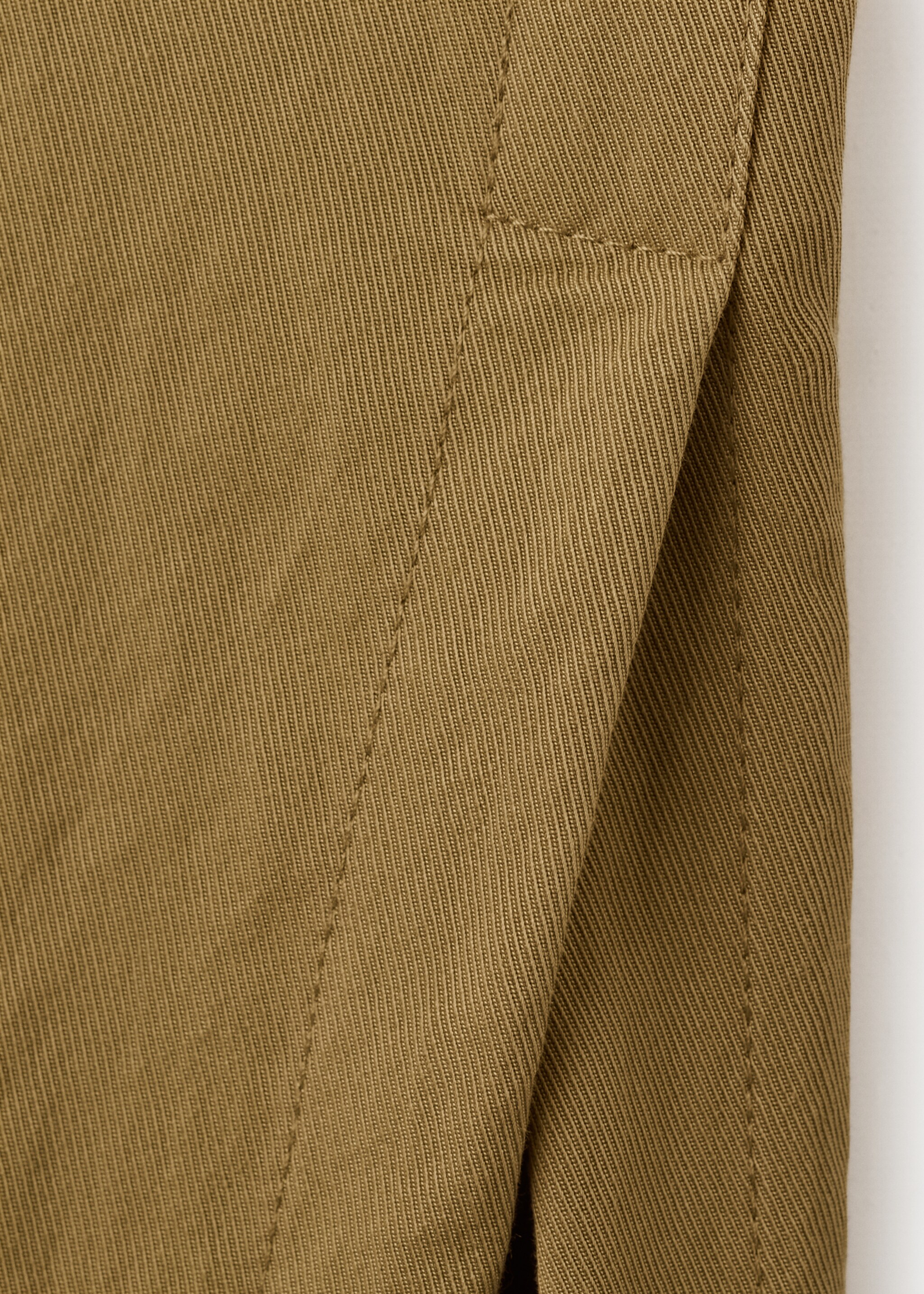 Chemise oversize col à revers - Détail de l'article 0, Kaki. Ref: 27065826-00.