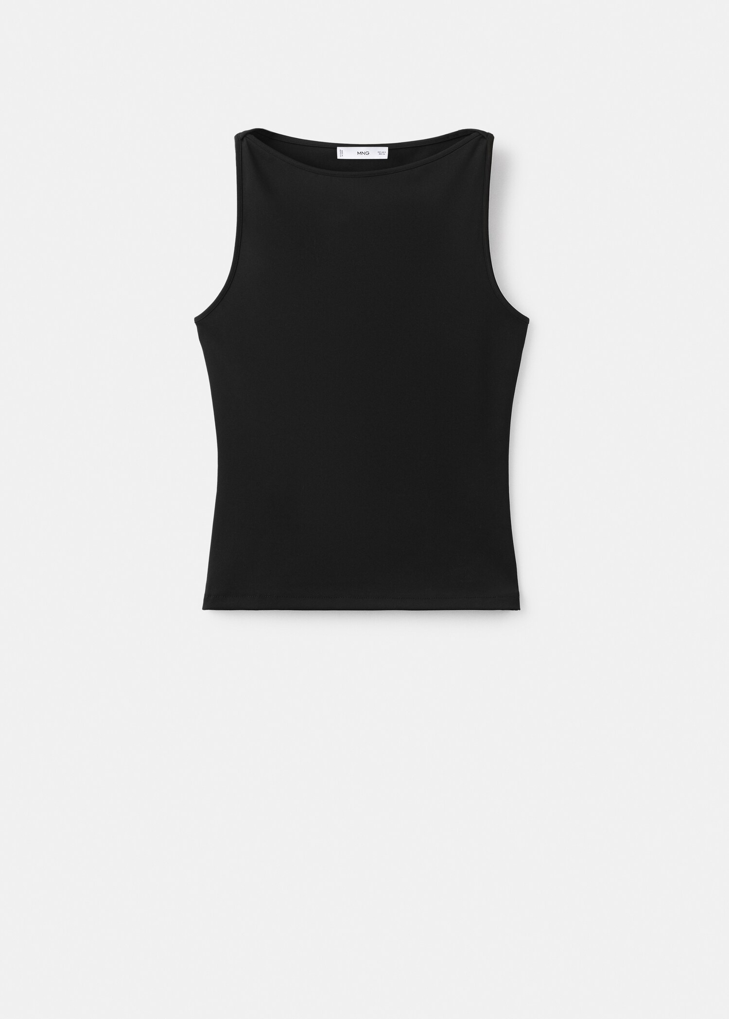 Fitted crop top - Article without model