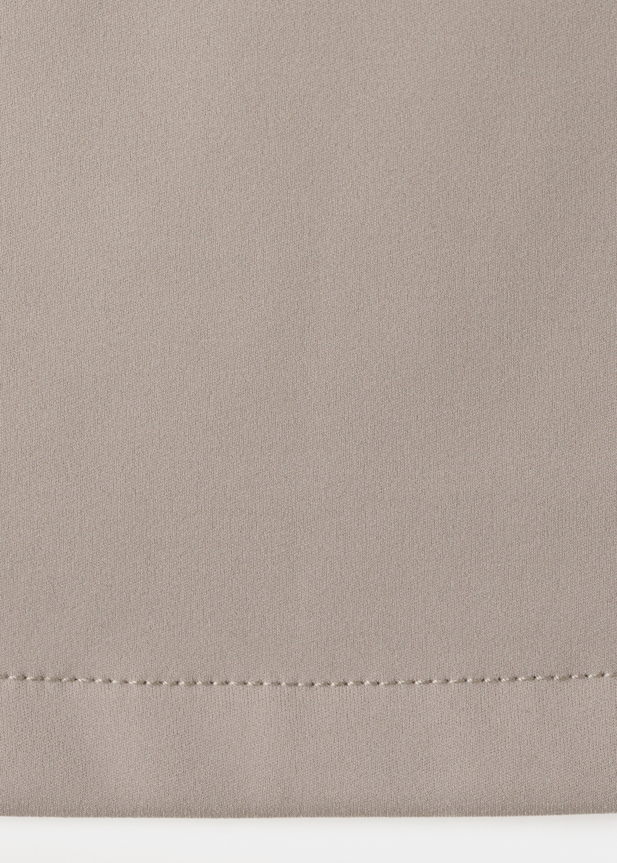 Fitted crop top - Details of the article 0, Light/Pastel Brown. Ref: 27065827-00.