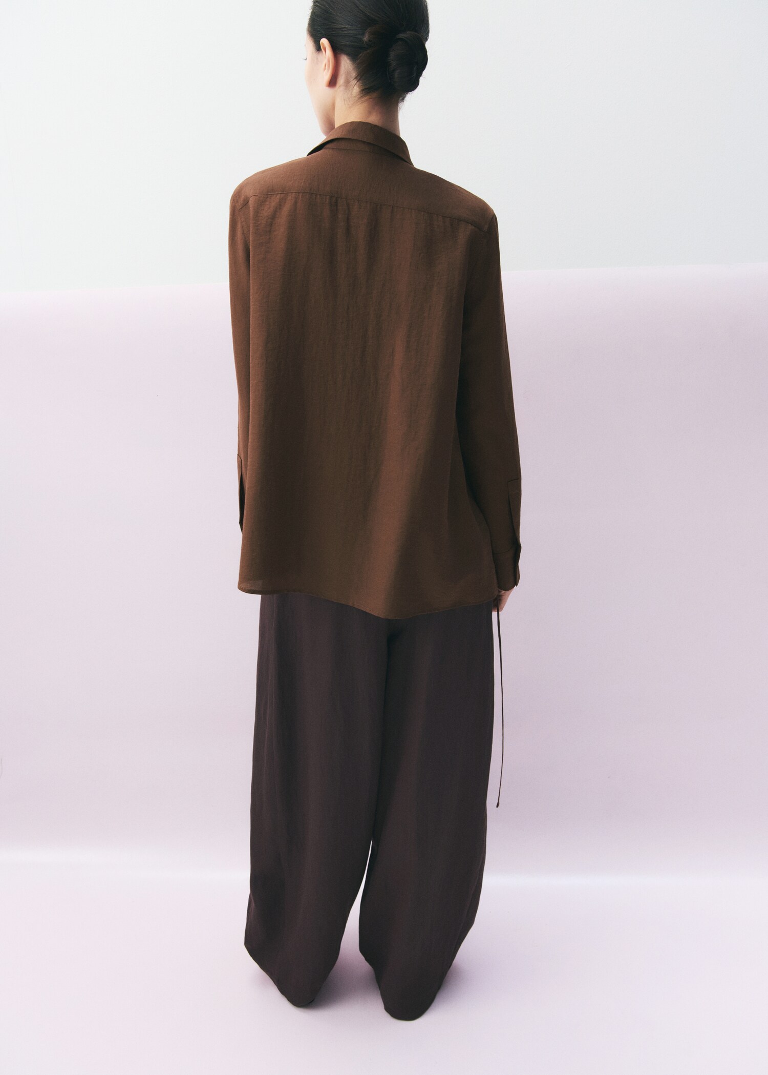 Chemise croisée nœud - Verso de l’article