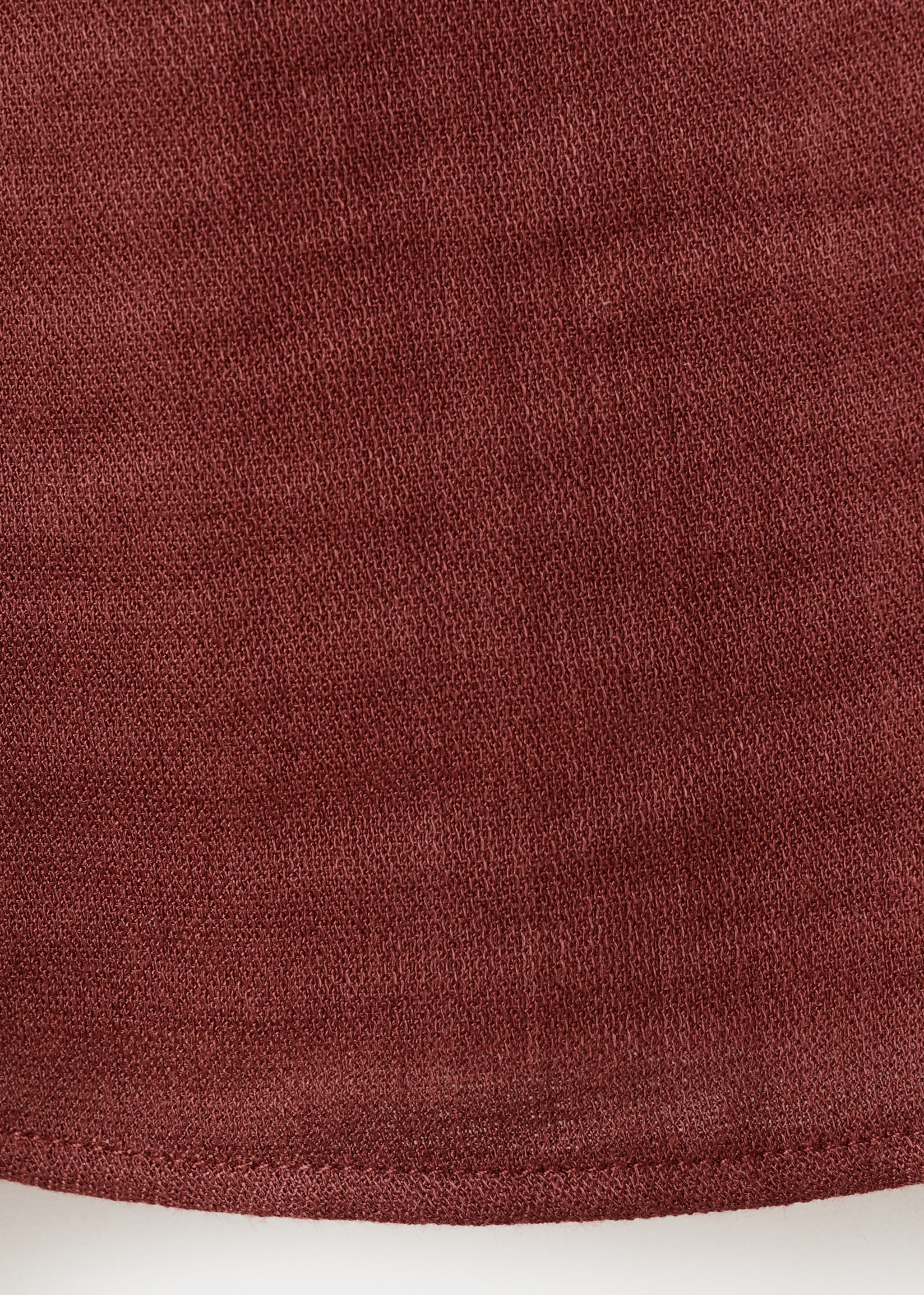 Three-quarter sleeve blouse - Details of the article 0, Red. Ref: 27065829-00.