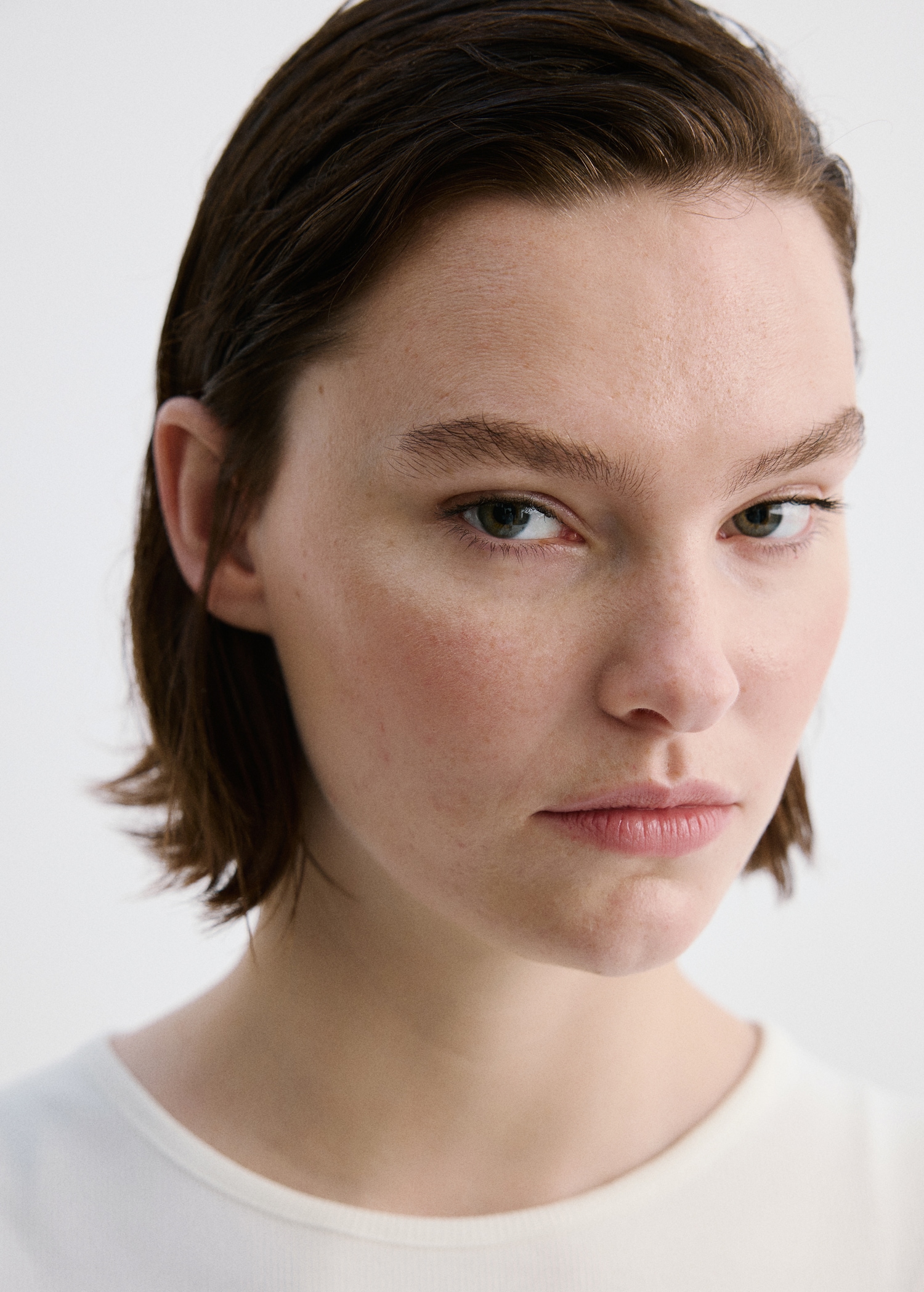 Ribbed cotton-blend top - Details of the article 4