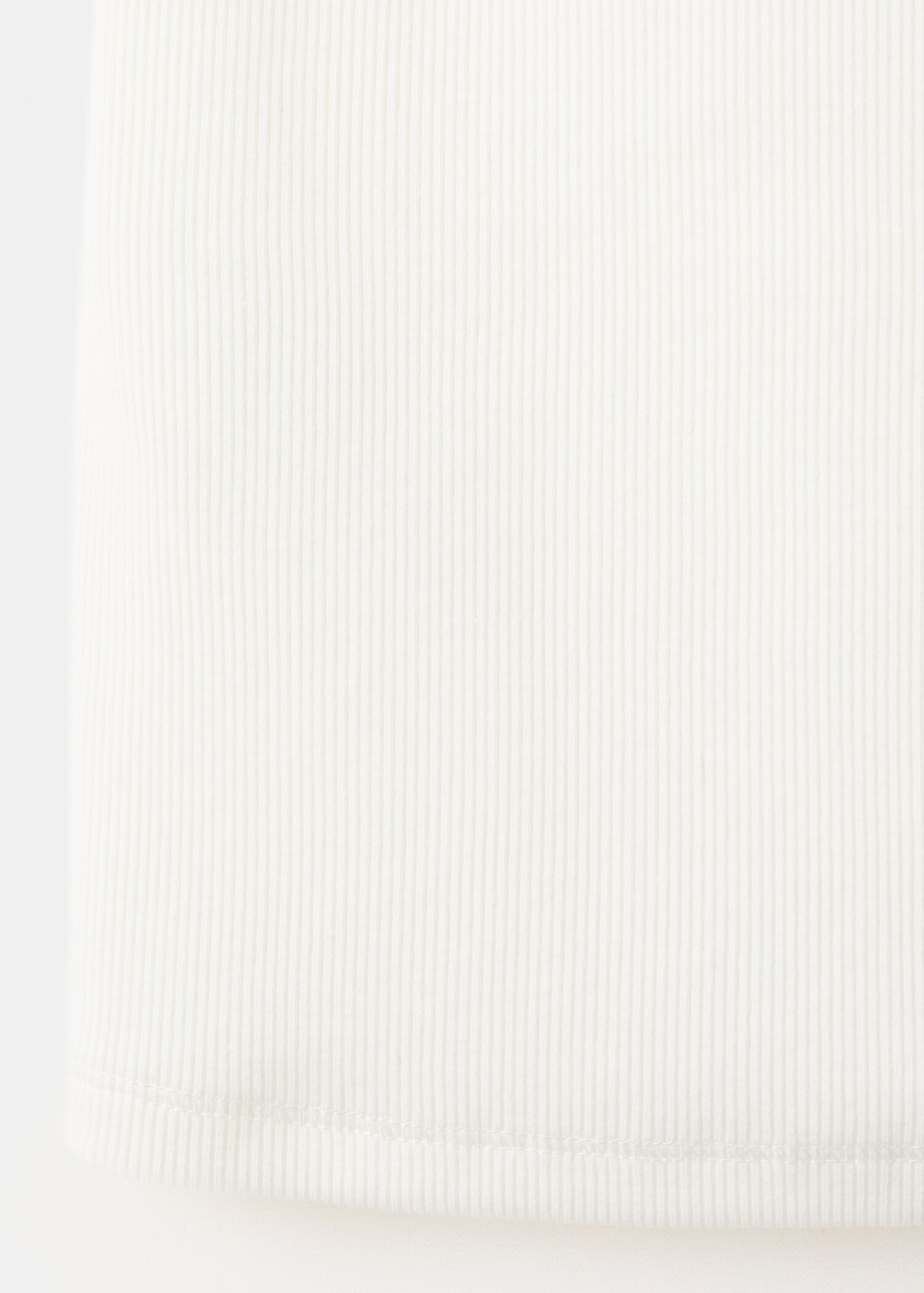 Ribbed cotton-blend top - Details of the article 8