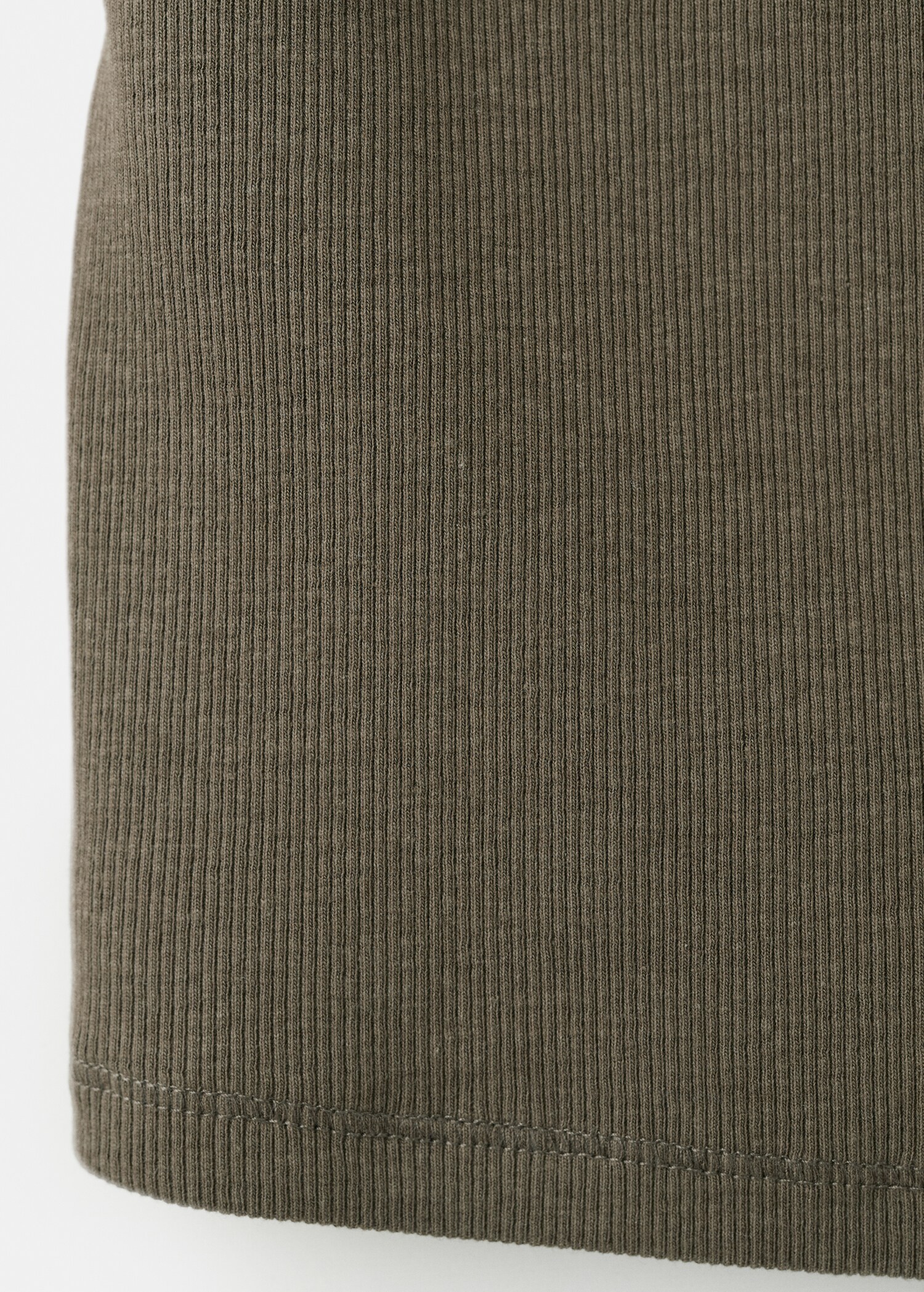 Ribbed cotton-blend top - Details of the article 8