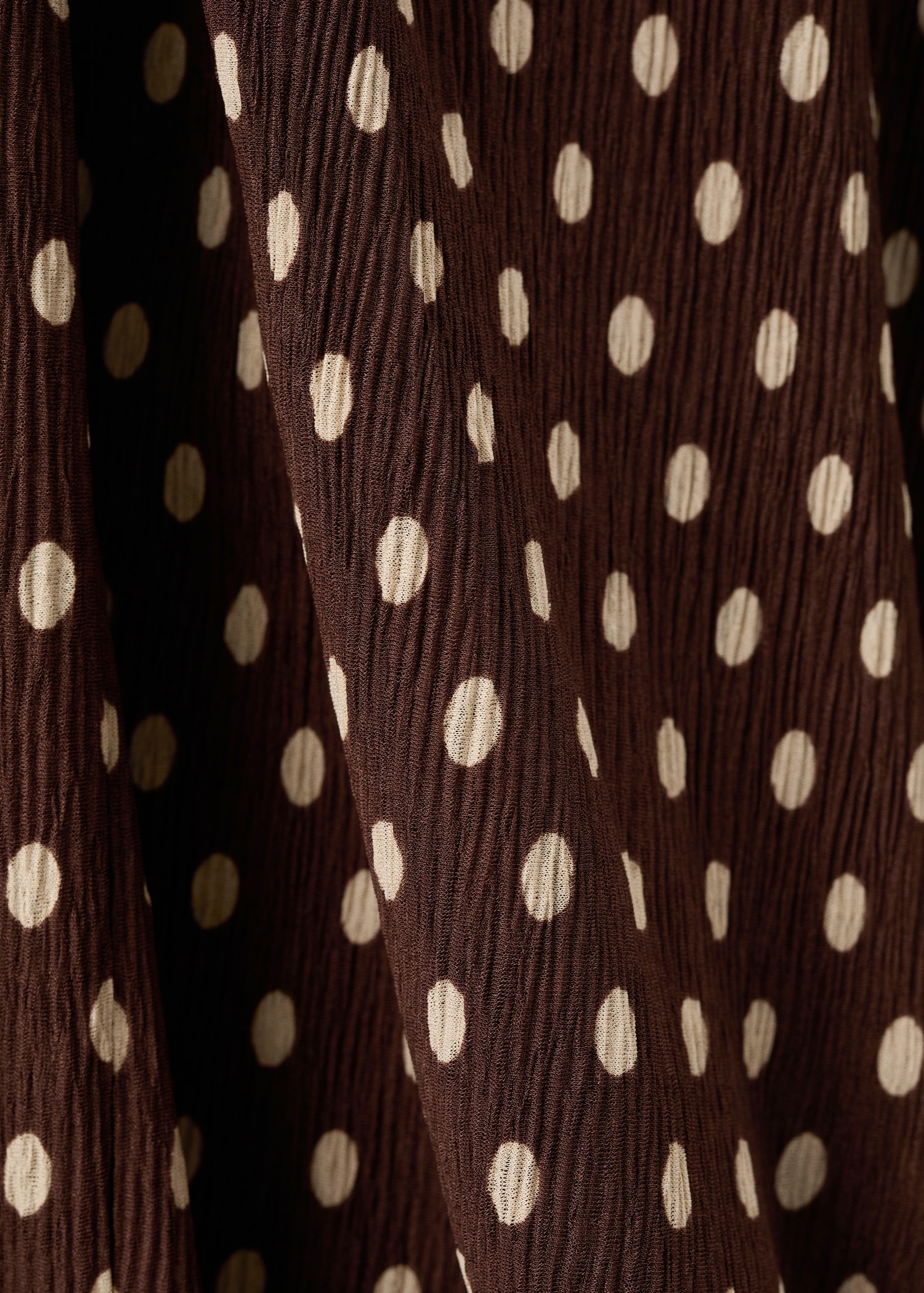 Maternity dress with polka dot texture - Details of the article 0