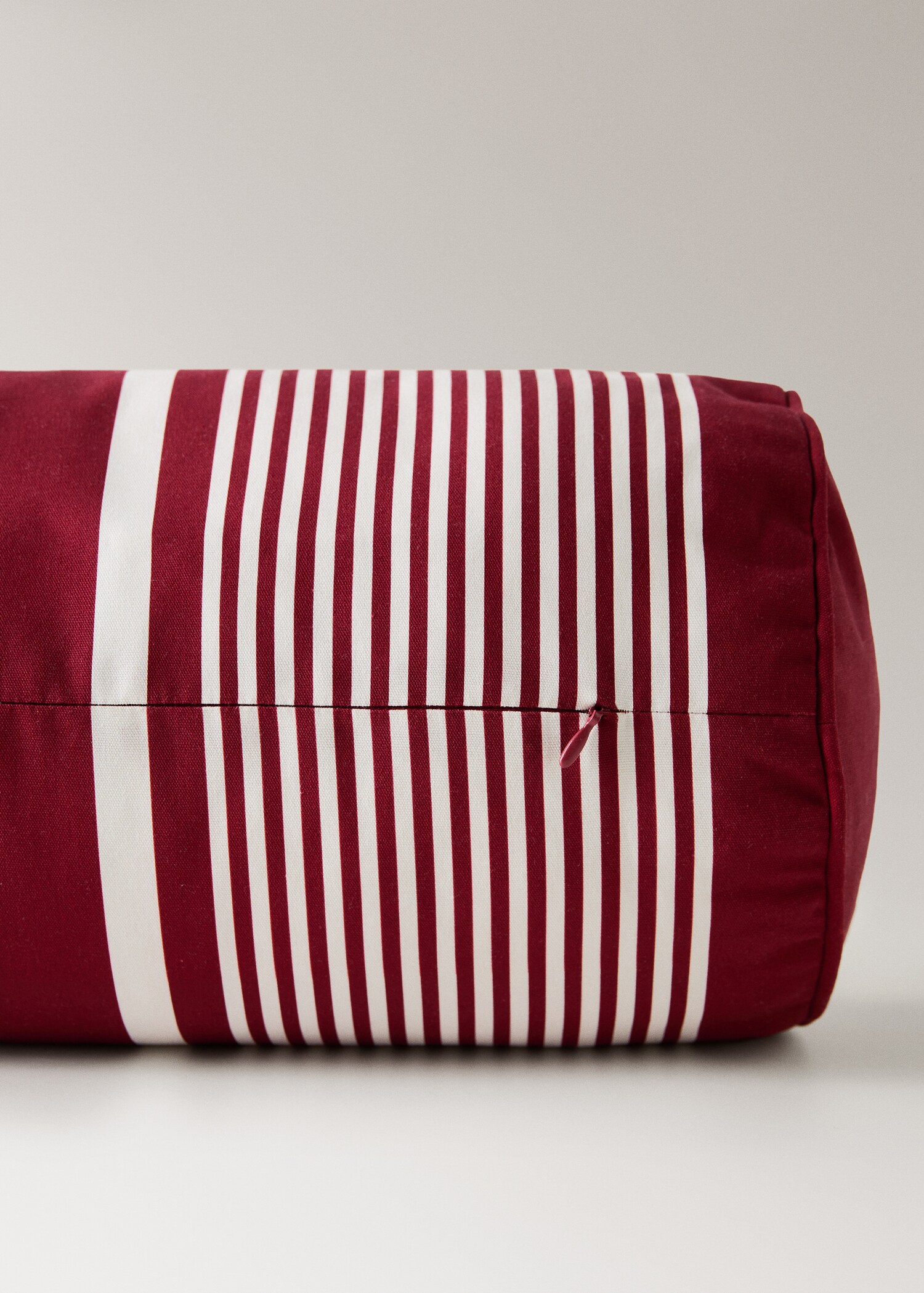 Waterproof striped bolster cushion 20x50 cm - Details of the article 2