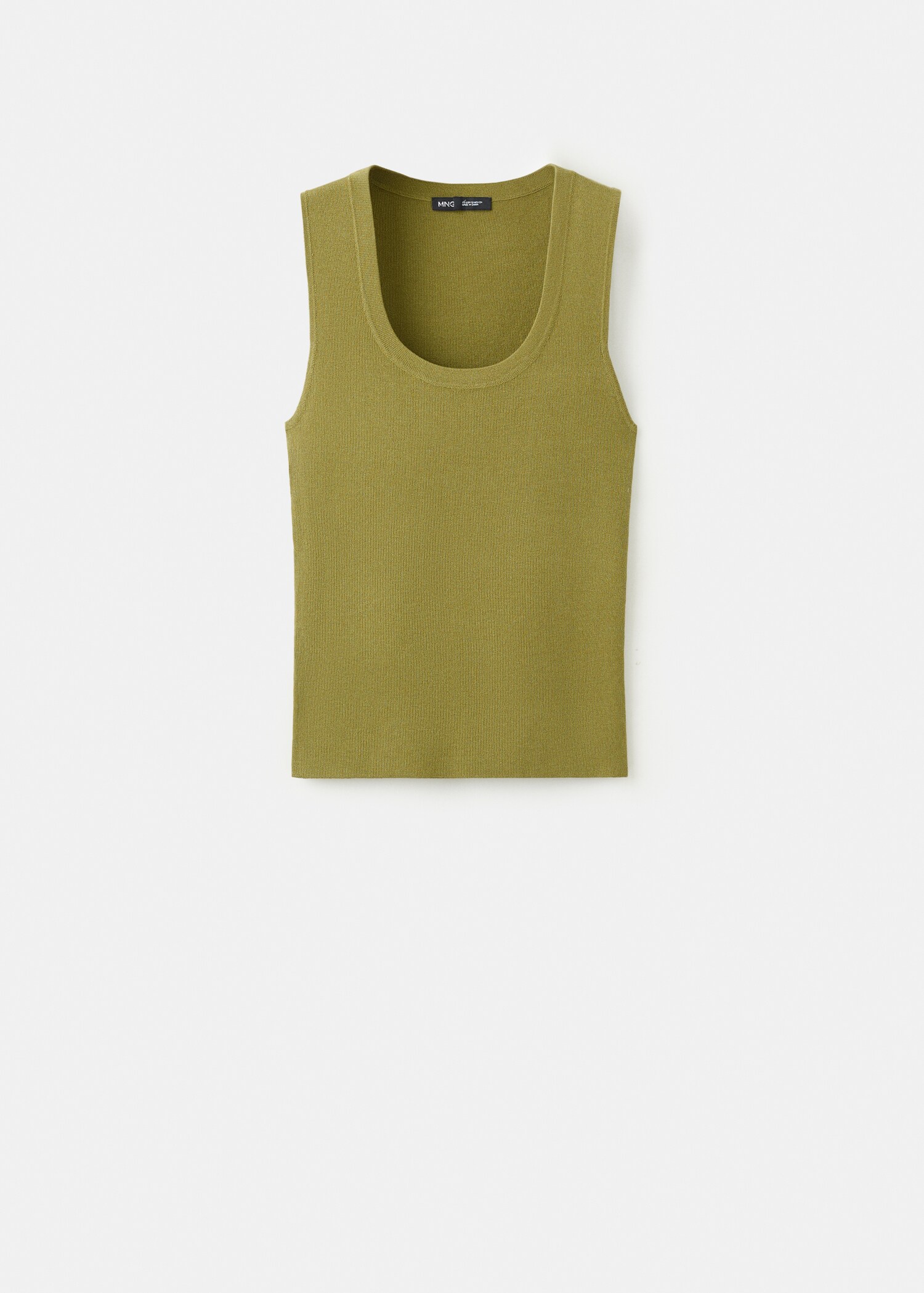 Round-neck knitted top - Article without model