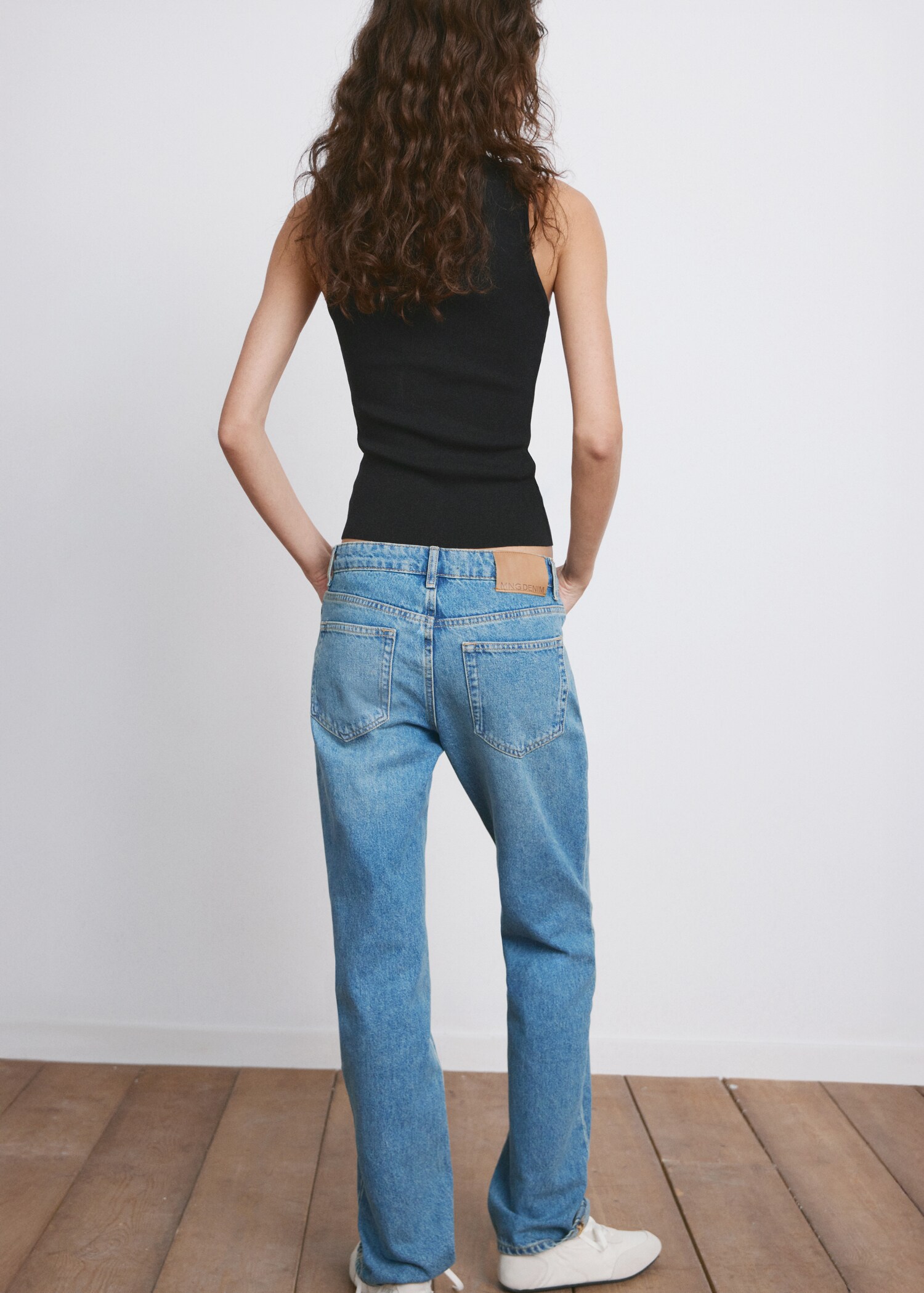 Top maille coton lin - Verso de l’article