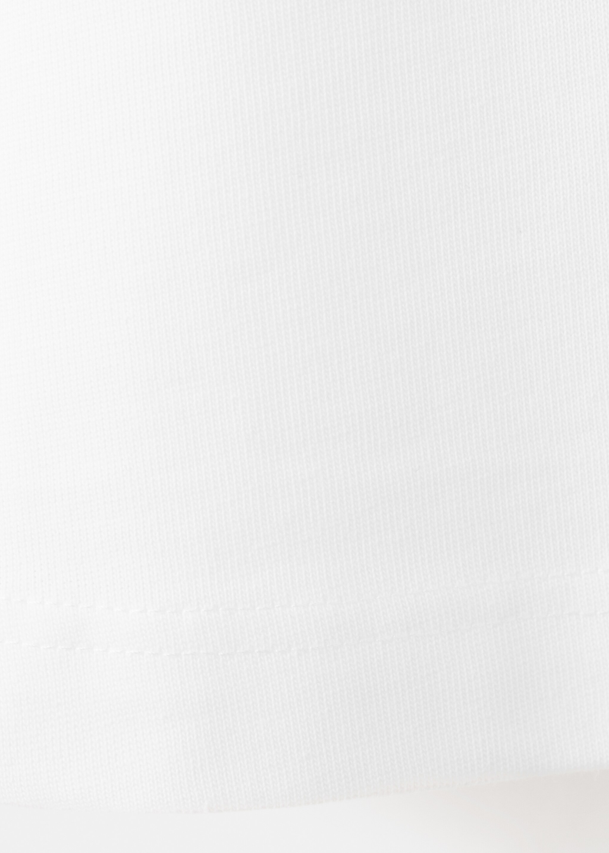 Oversized cotton t-shirt - Details of the article 0, White. Ref: 27065838-00.