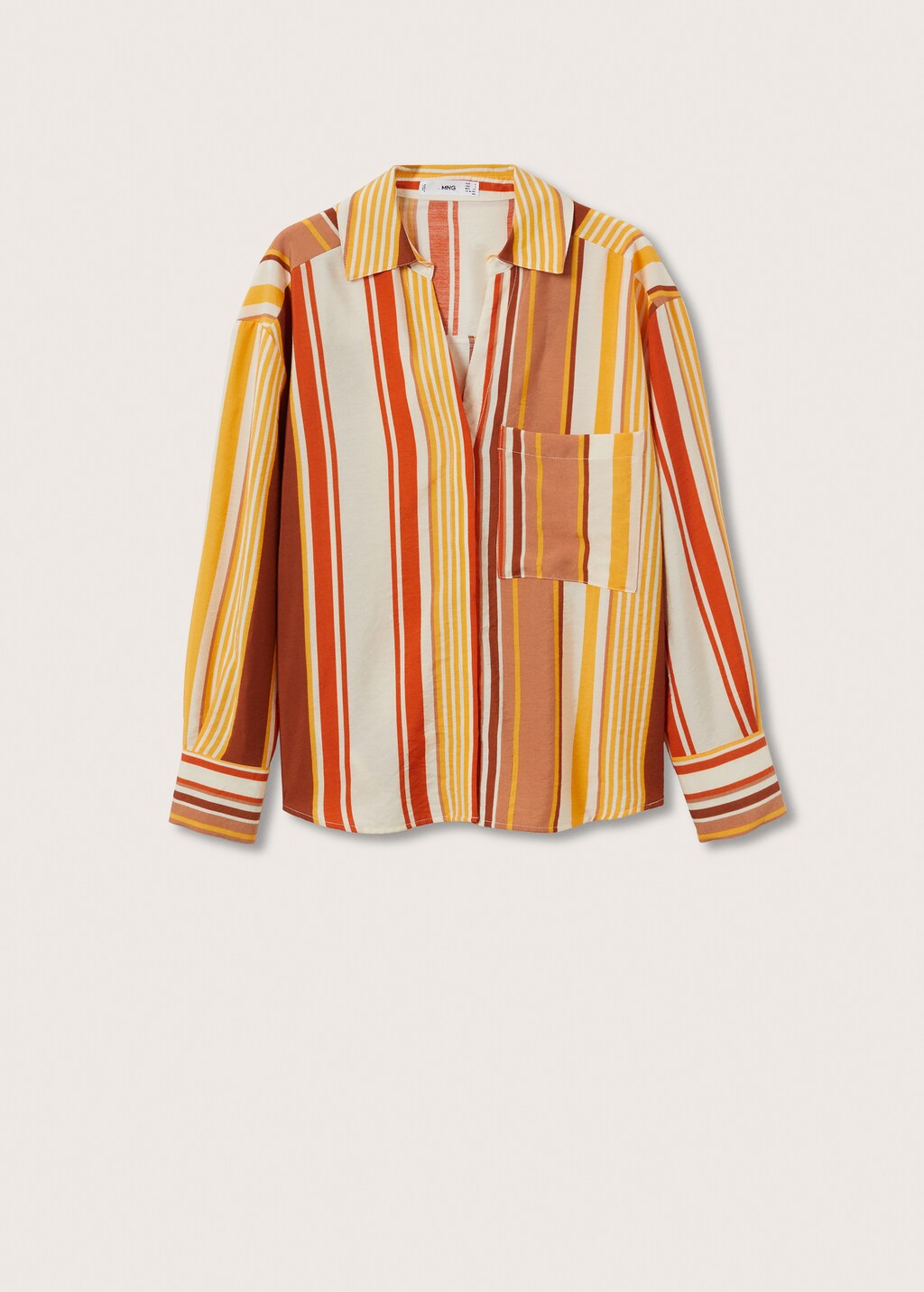 Chemise rayée multicolore femme hotsell