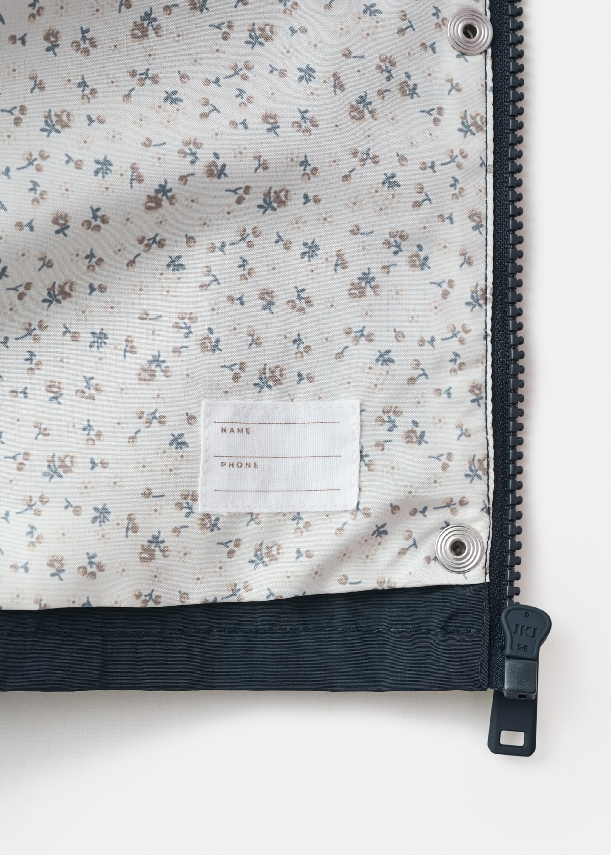 Hooded jacket - Details of the article 0, Navy. Ref: 27065927-00.