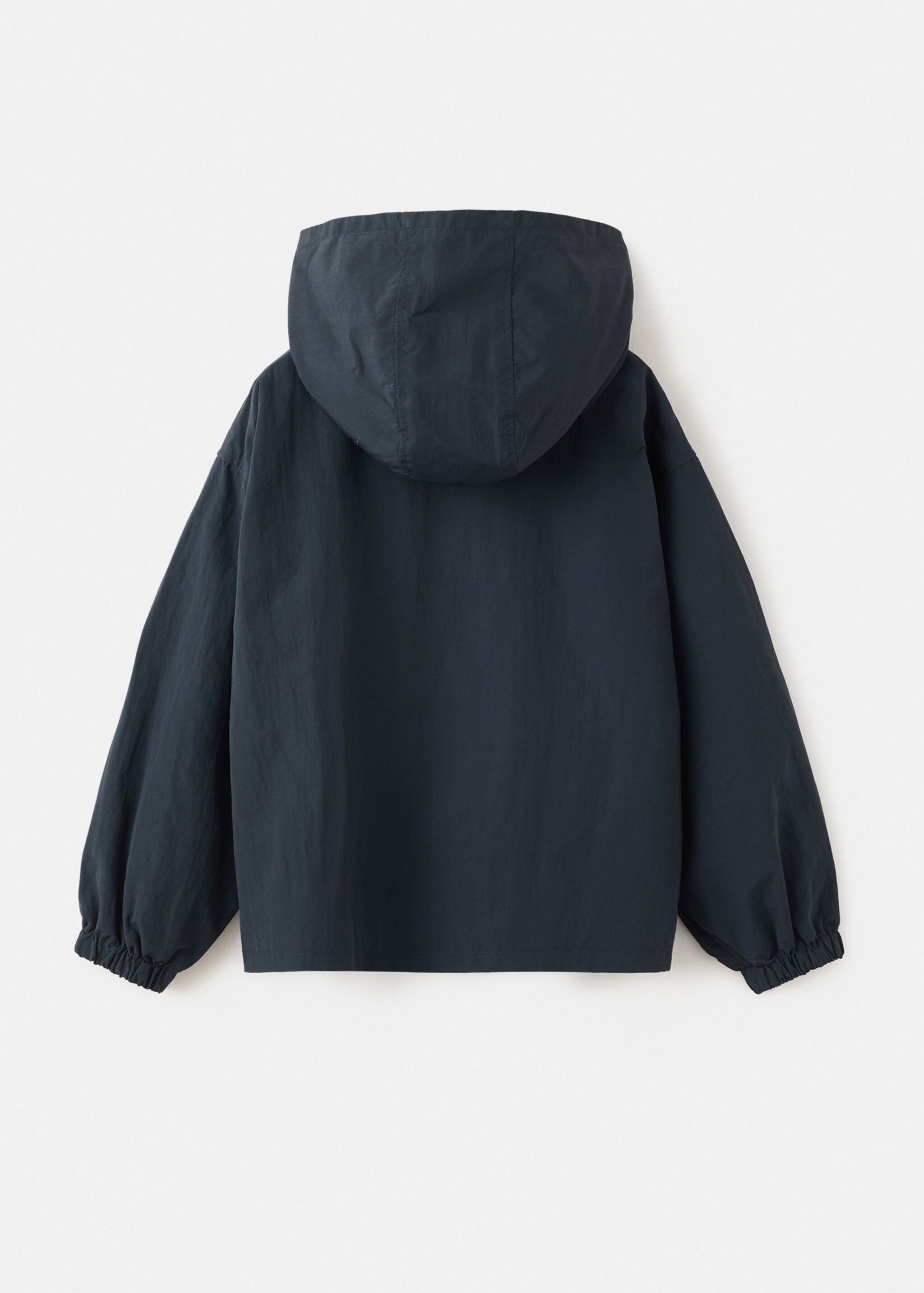 Hooded jacket - Reverse of the article, Navy. Ref: 27065927-00.