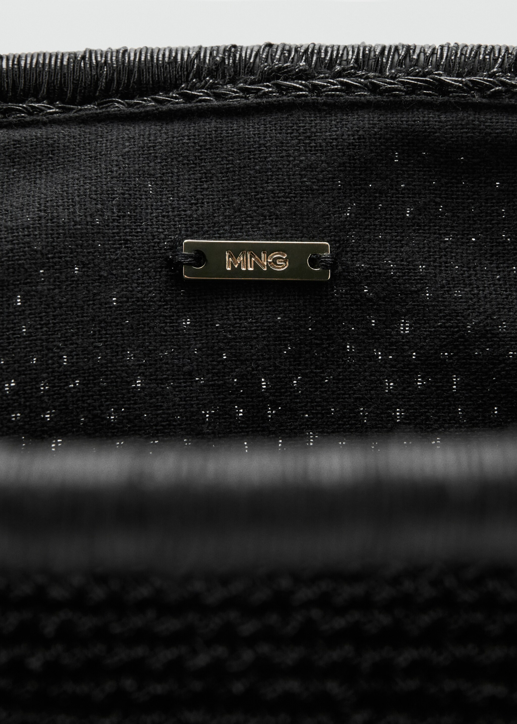 Pochette clutch en lurex - Détail de l'article 2, Noir. Ref: 27065929-00.