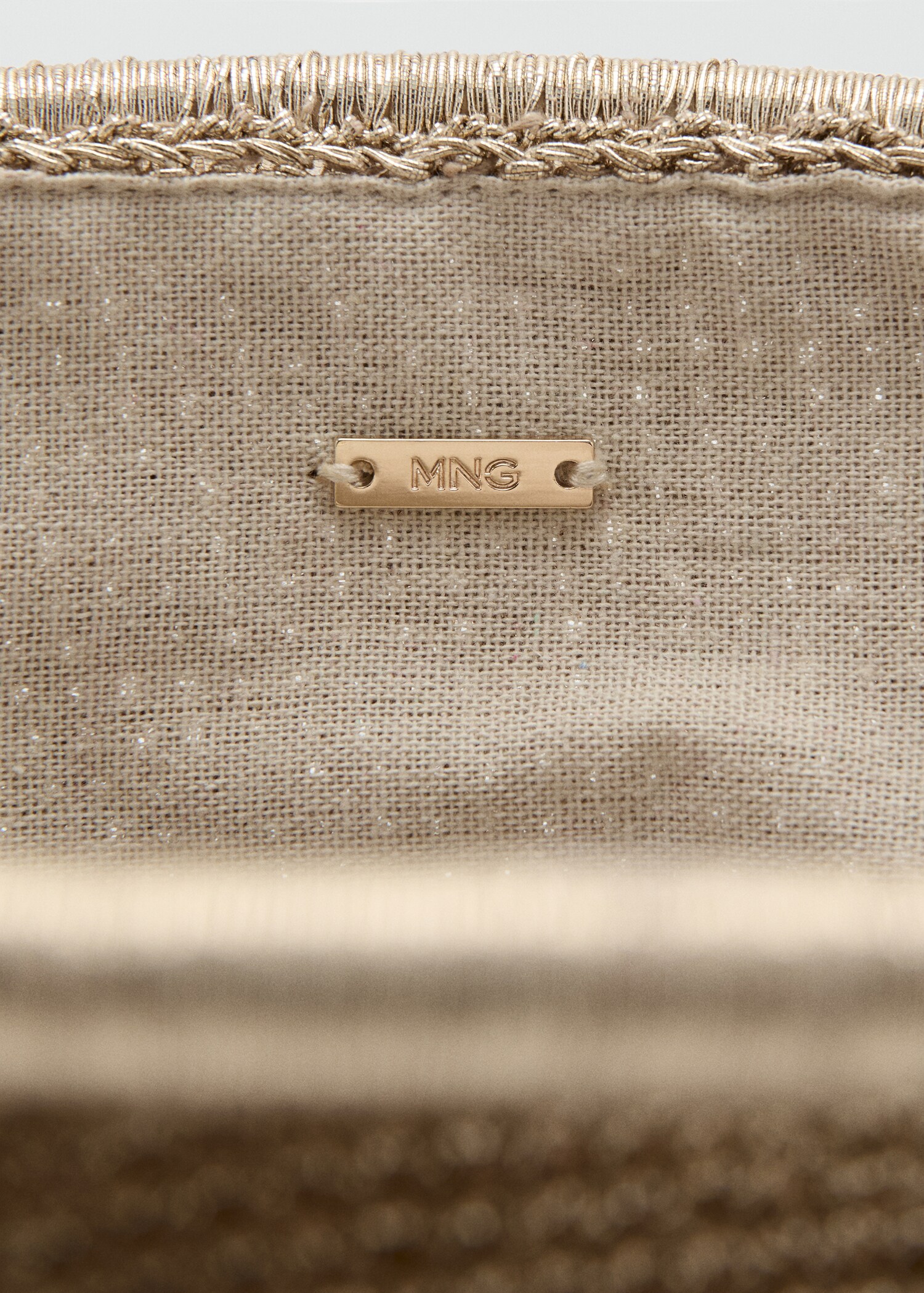 Lurex-Clutch - Detail des Artikels 2