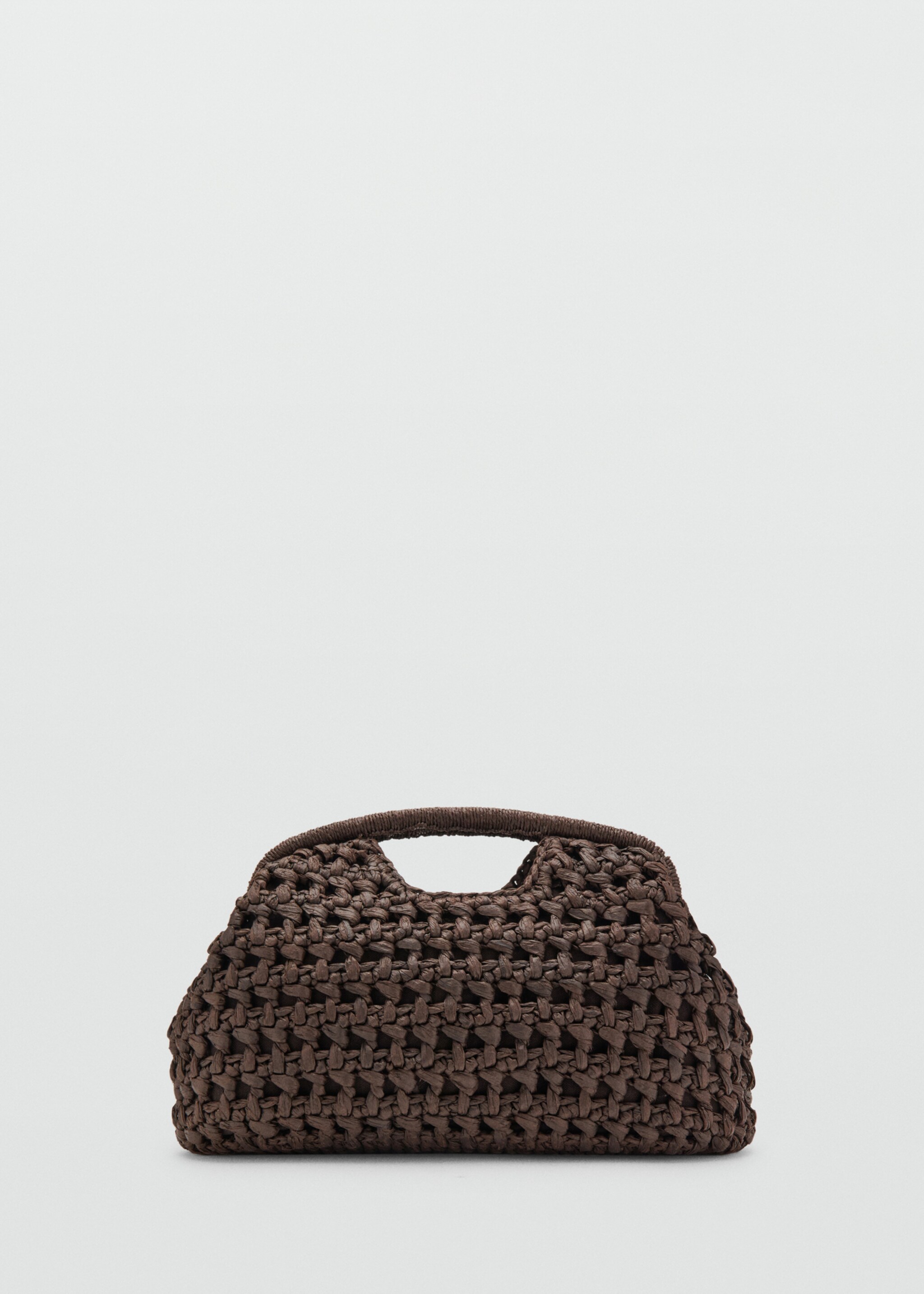 حقيبة يد من الألياف الطبيعية - منتج دون نموذج, شوكولاتة. Ref: 27065930-00.