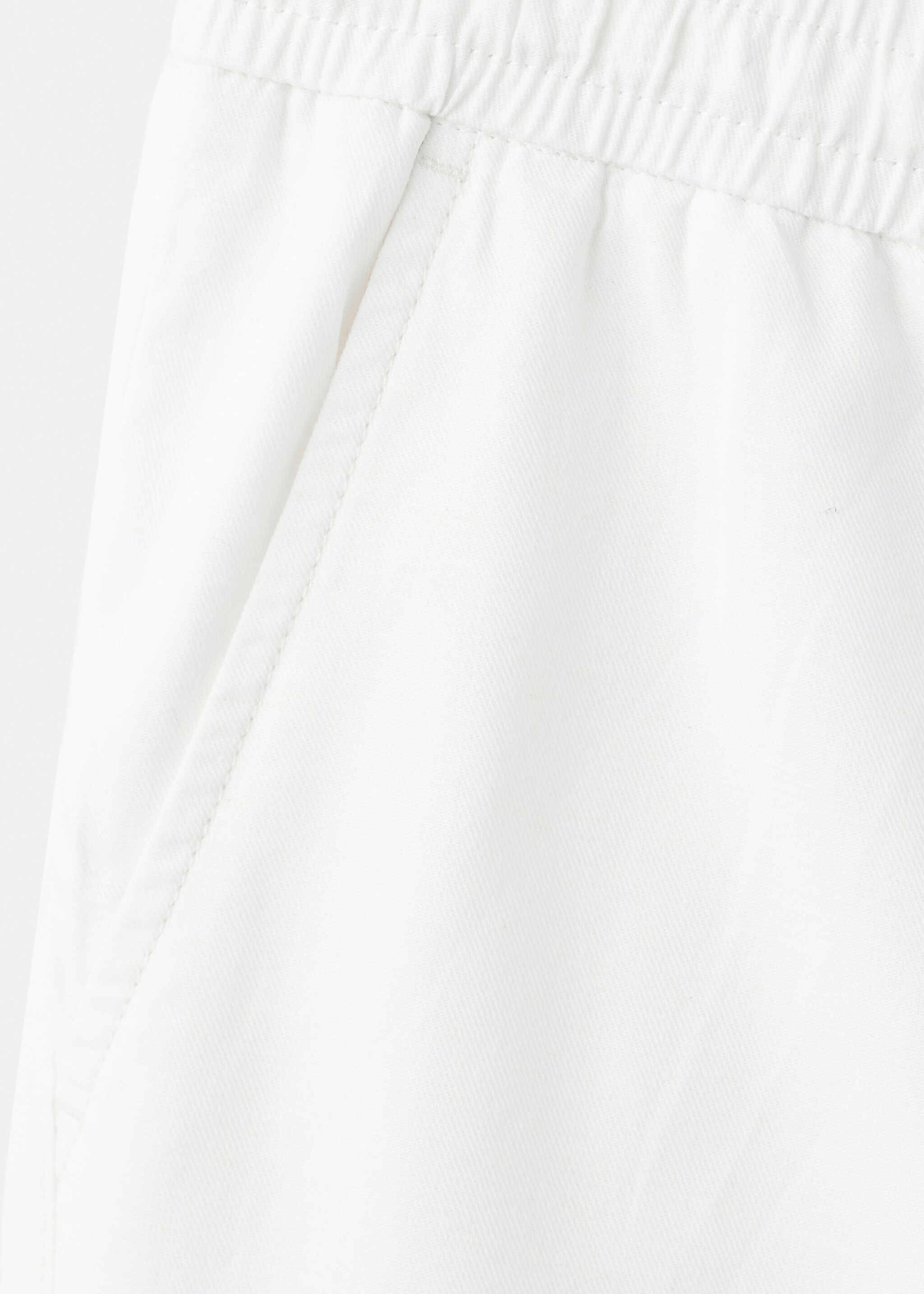 Bermudas cargo algodón lino - Detalle del artículo 0, Blanco roto. Ref: 27065931-00.