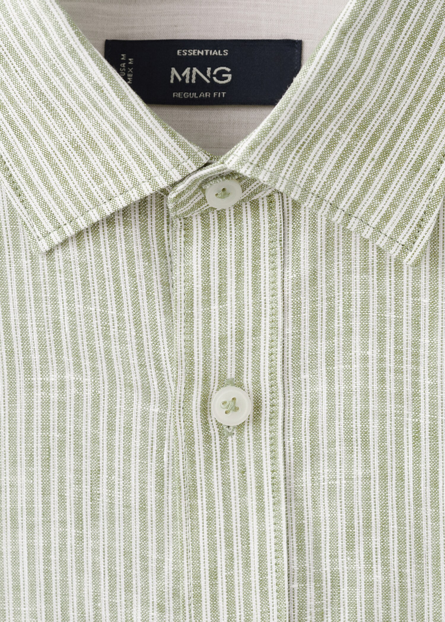 Chemise regular fit 100 % lin - Détail de l'article 8