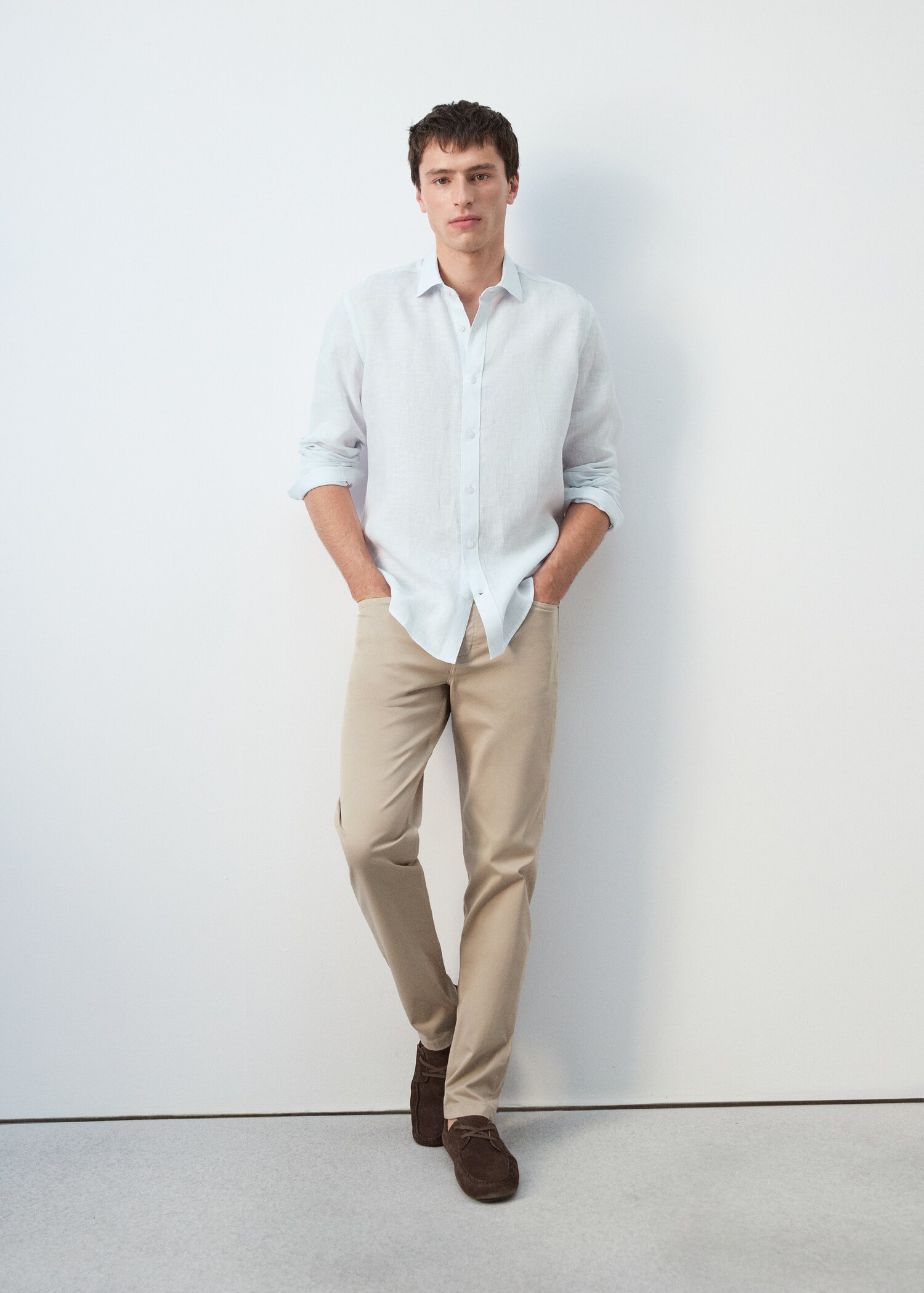 Chemise regular fit 100 % lin - Détail de l'article 6