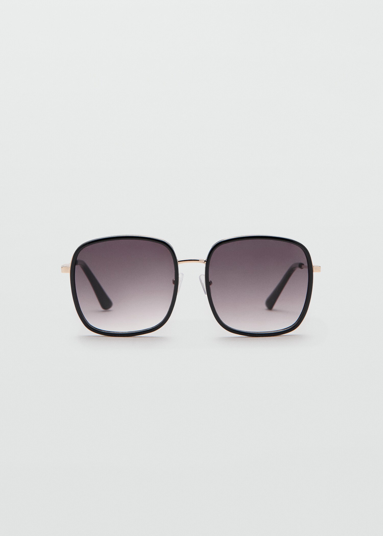 Zonnebril met vierkant metalen montuur - Artikel zonder model