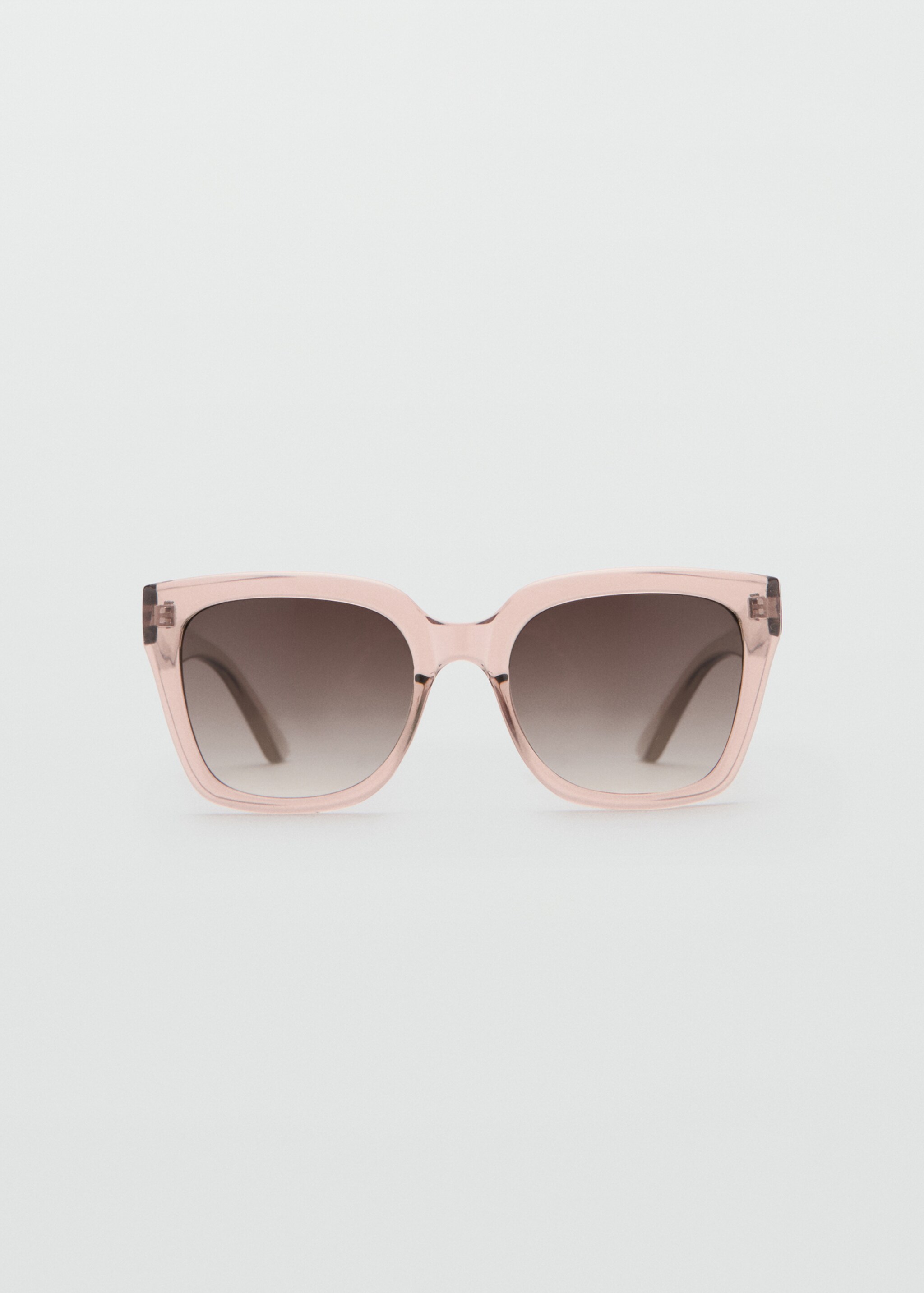 Zonnebril met vierkant montuur - Artikel zonder model, Perzik. Ref: 27065949-00.