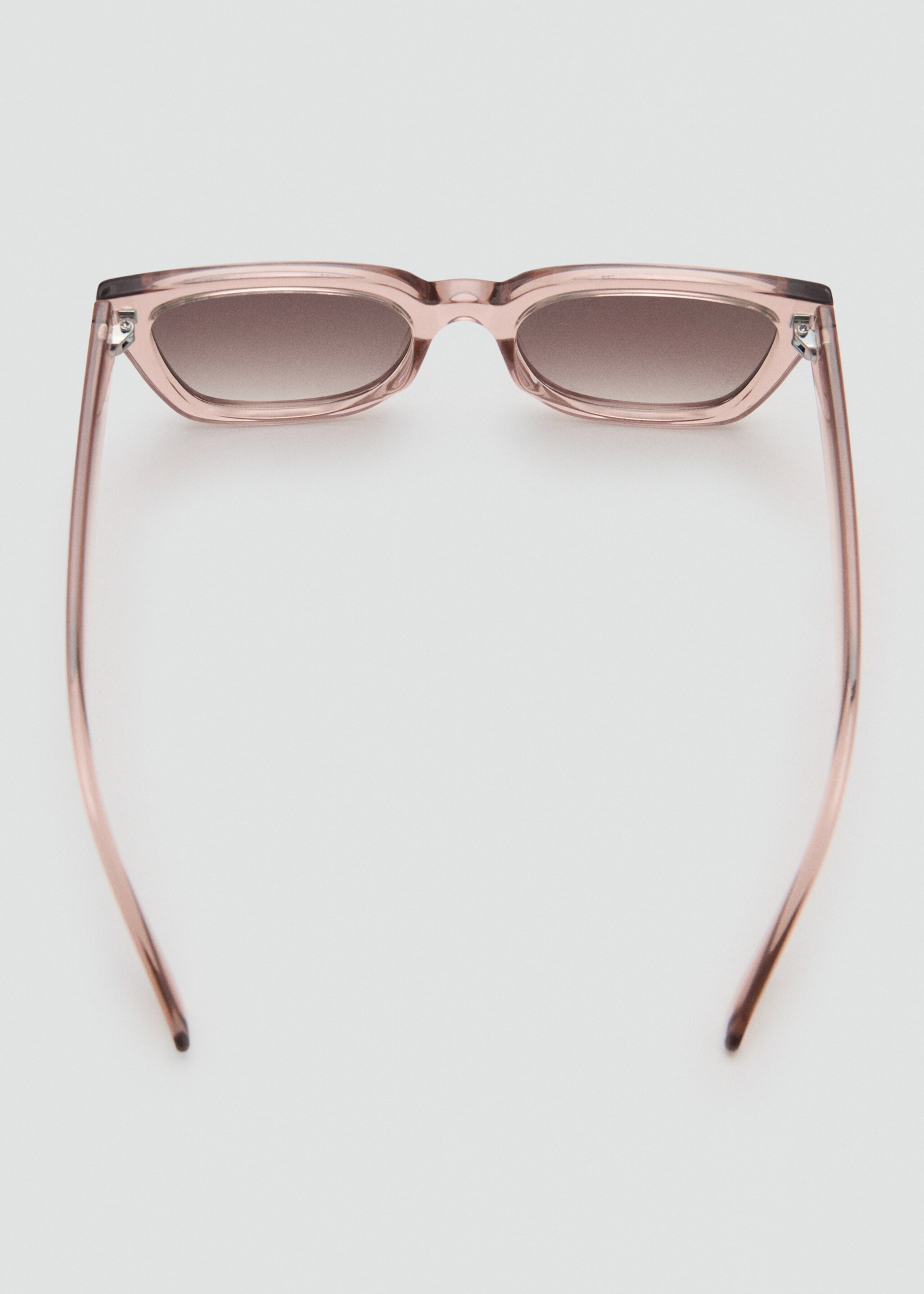 Zonnebril met vierkant montuur - Detail van het artikel 1, Perzik. Ref: 27065949-00.