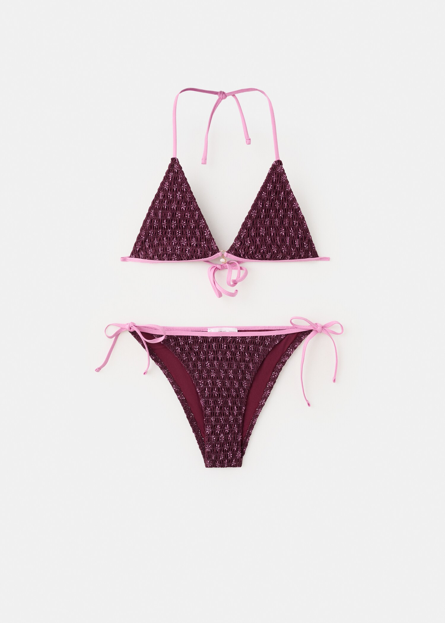 Biquíni franzido calcinha média - Artigo sem modelo