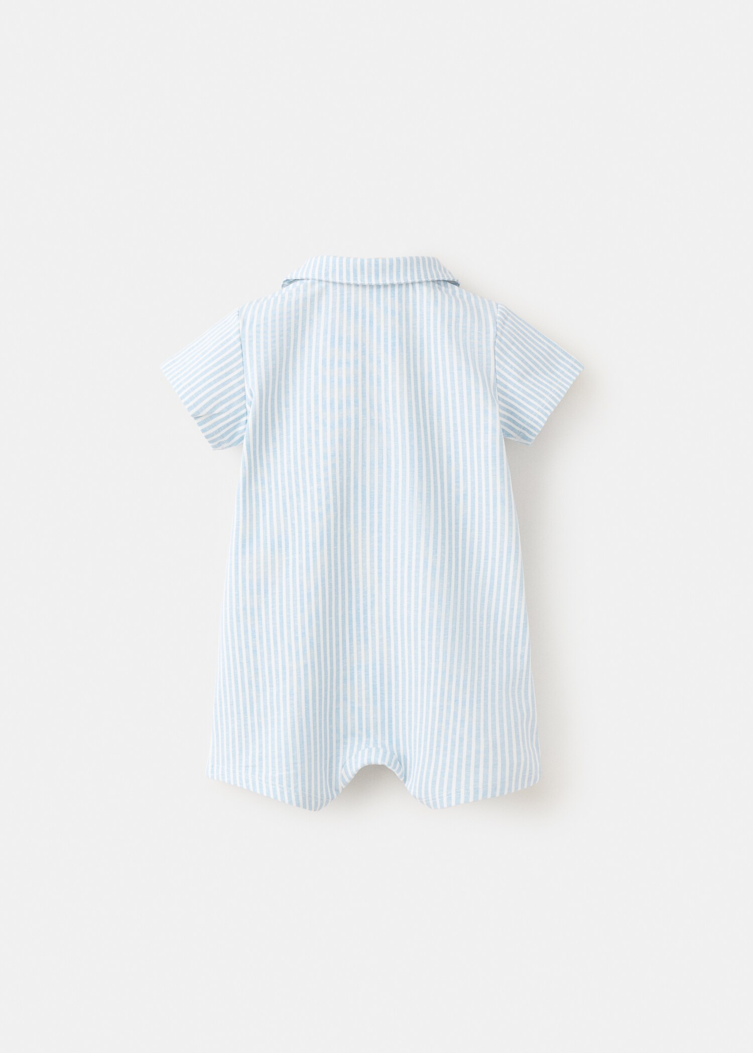 Striped bodysuit pyjamas - Reverse of the article