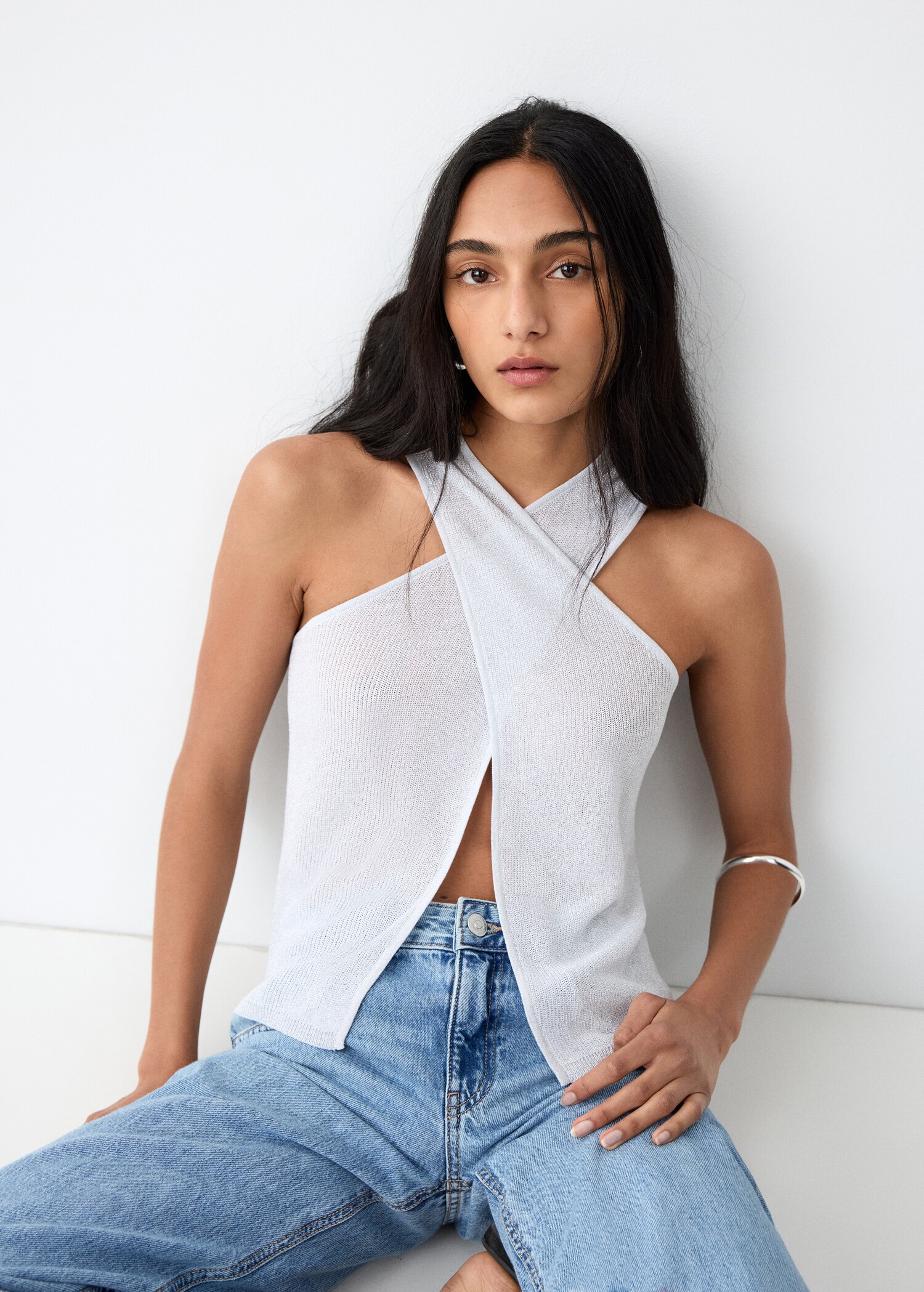 Lurex crossover top - Details of the article 1