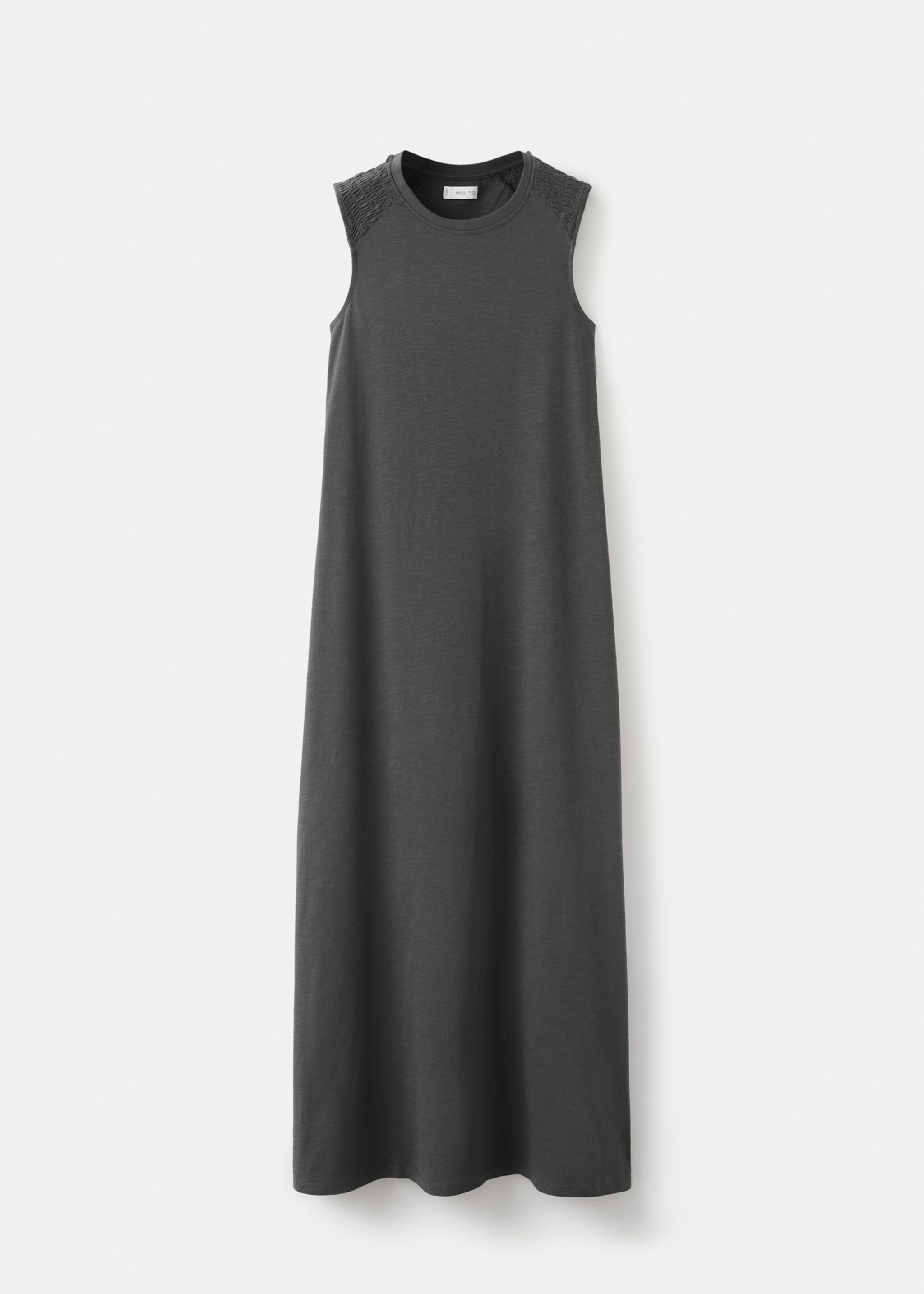 Maxi dress with slit details - Article without model, Charcoal. Ref: 27065960-00.