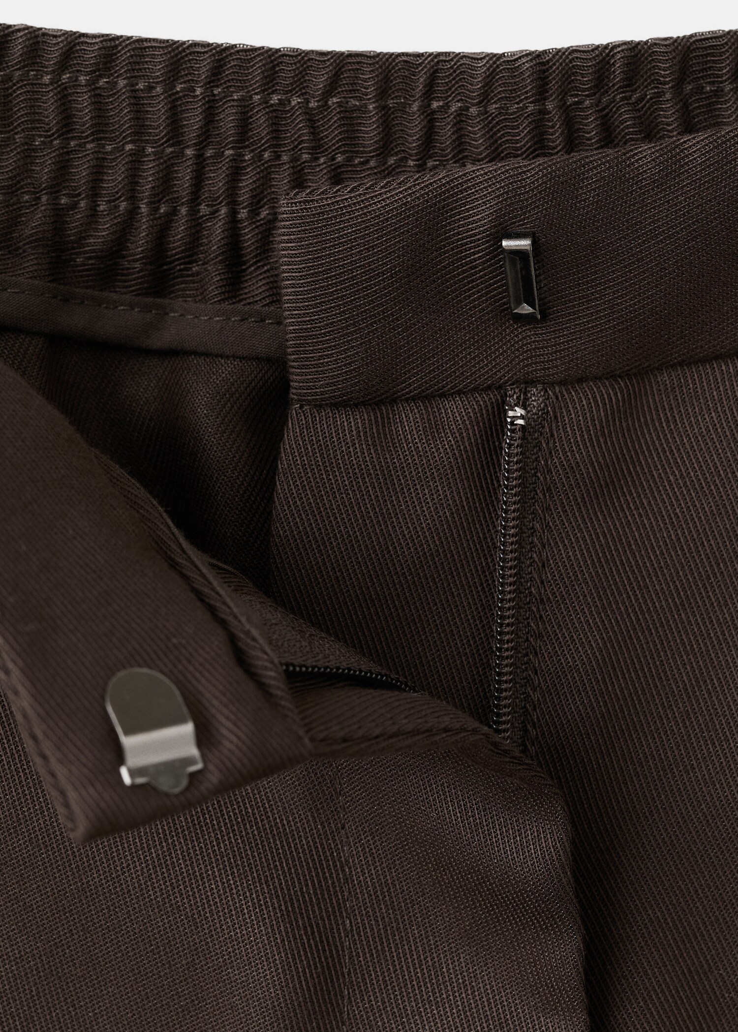 High-waisted lyocell pants - تفاصيل المنتج 0