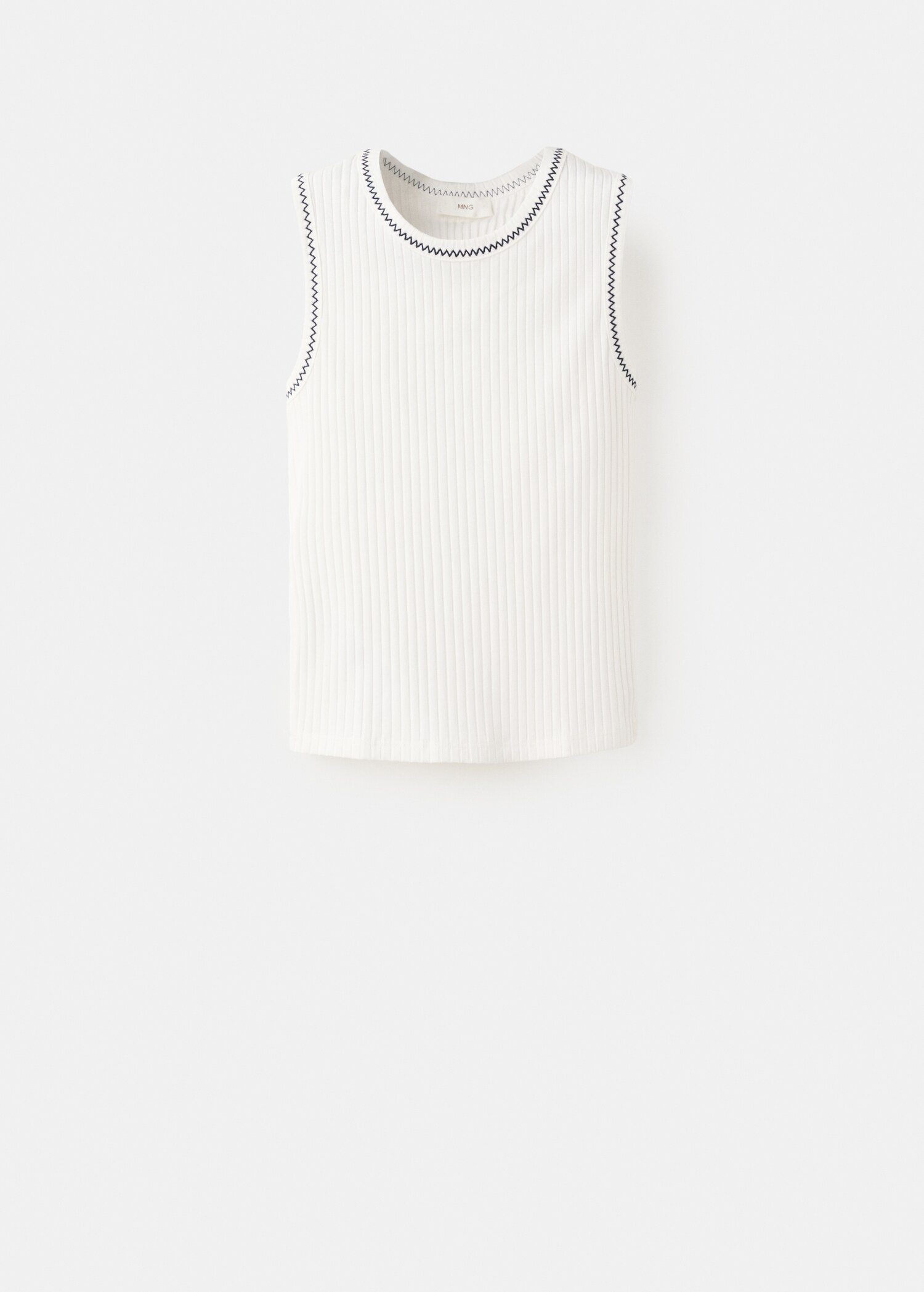 Top bordi a contrasto - Articolo senza modello