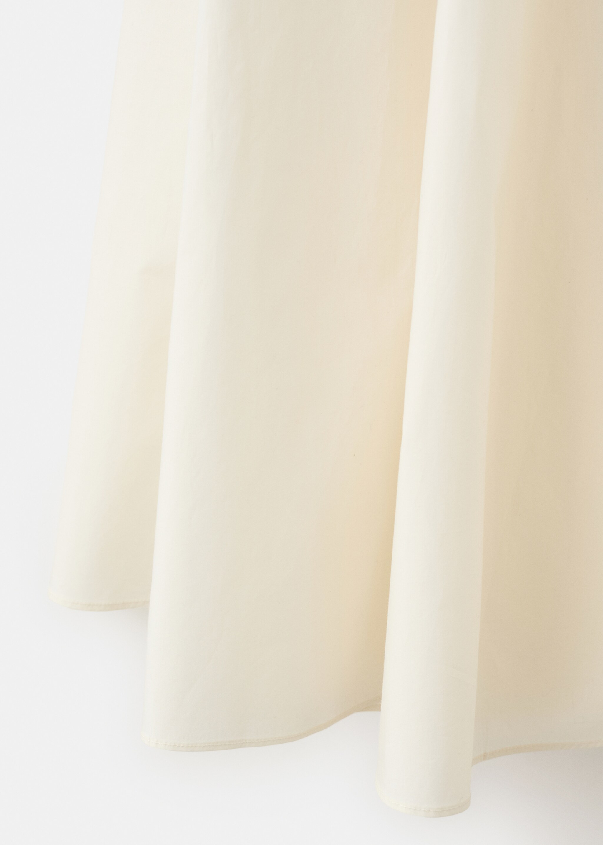 A-line skirt with handkerchief detail - Details of the article 0, Off White. Ref: 27065971-00.