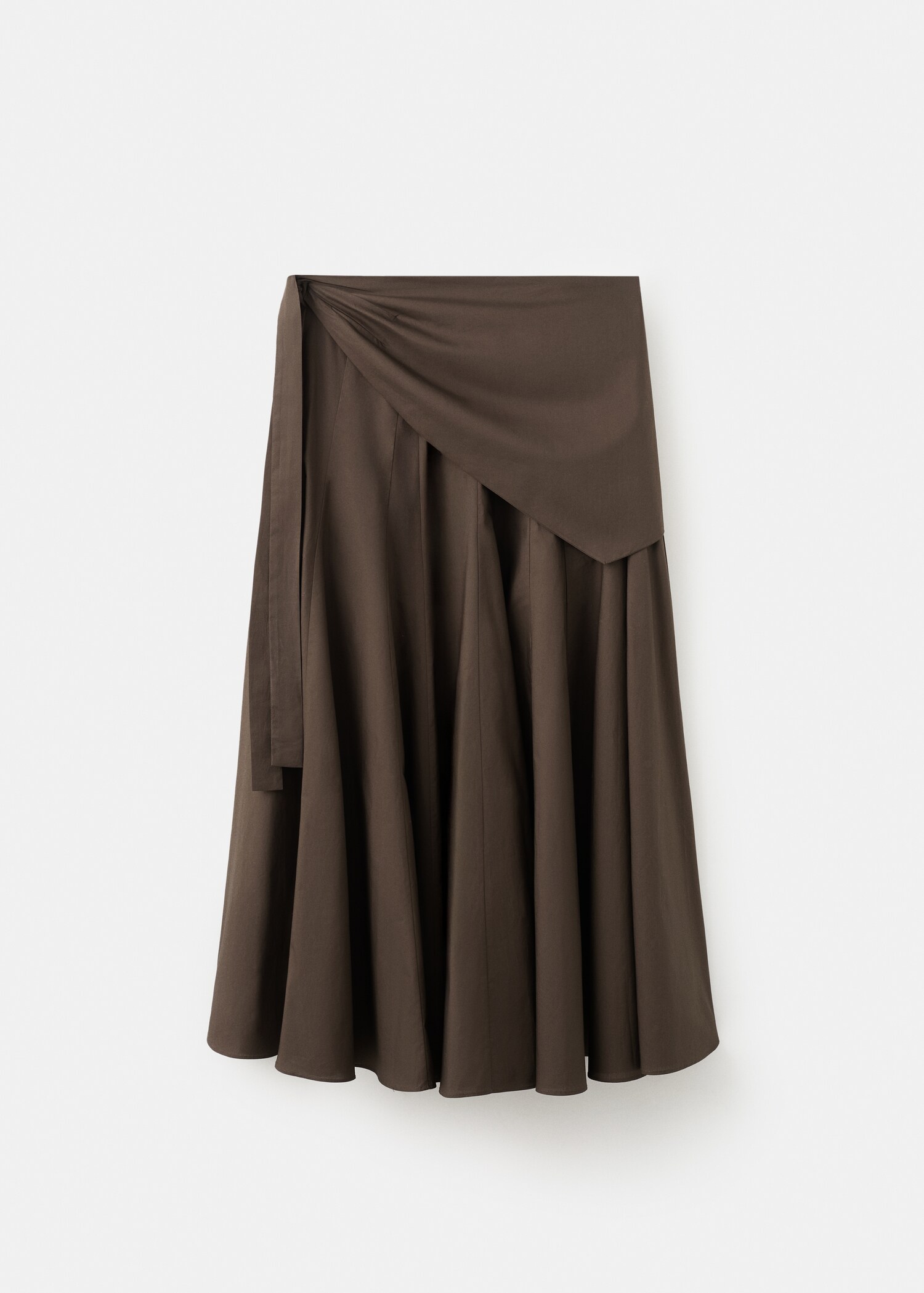 A-line skirt with handkerchief detail - Article without model