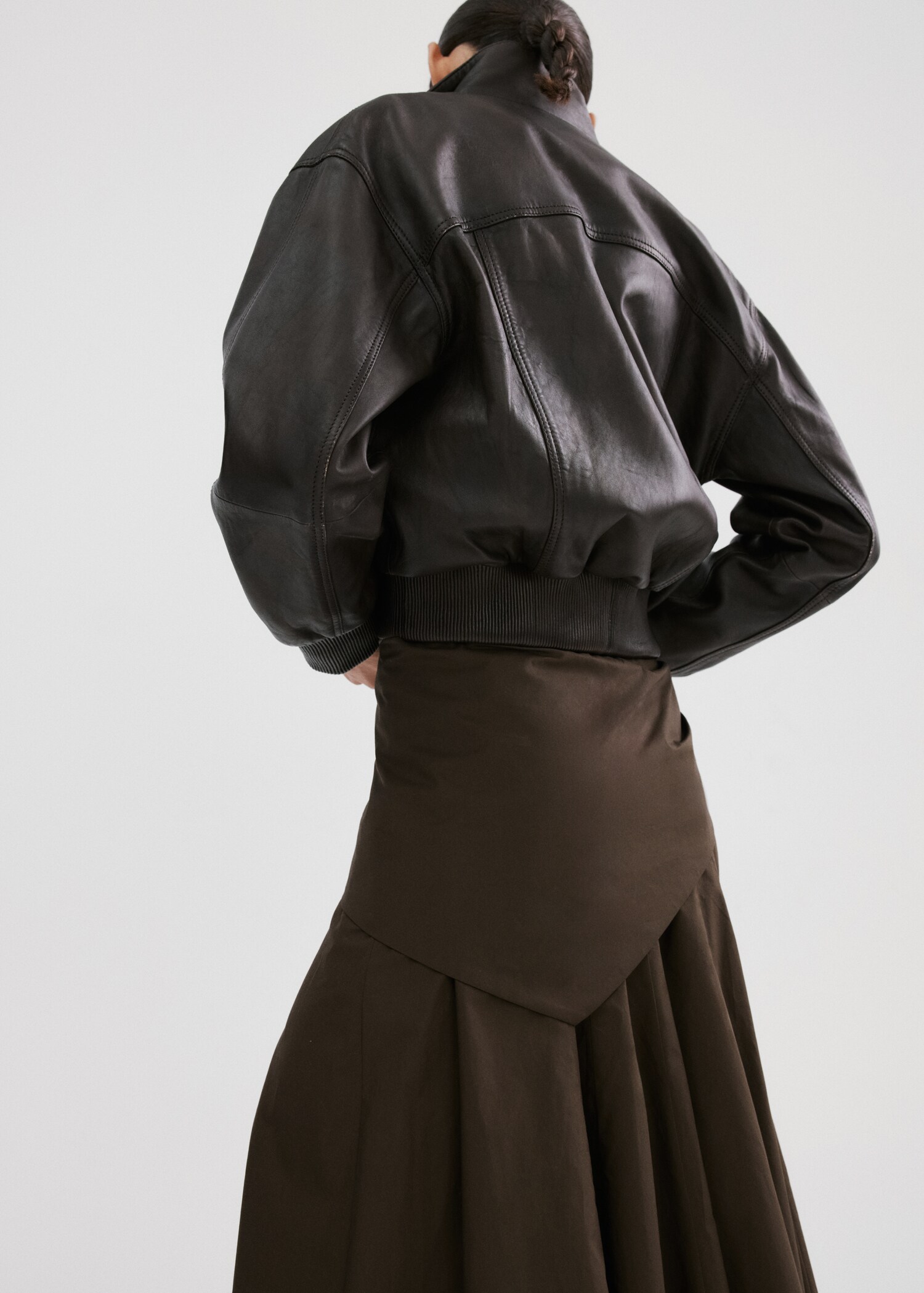A-line skirt with handkerchief detail - Details of the article 6