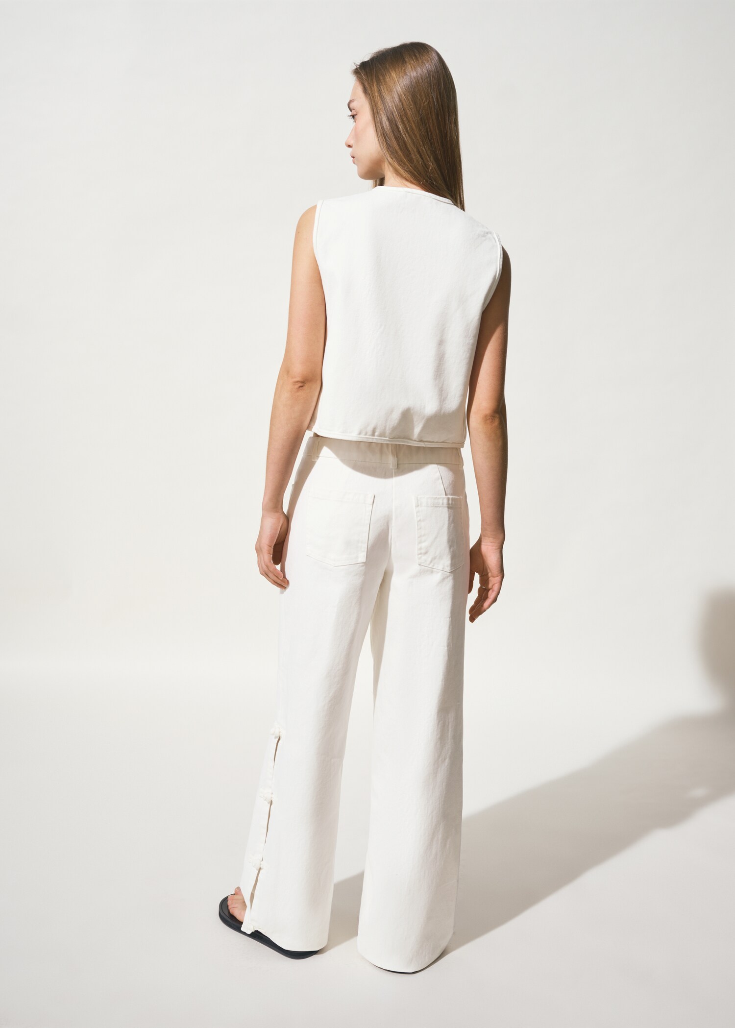 Cotton vest top - Reverse of the article