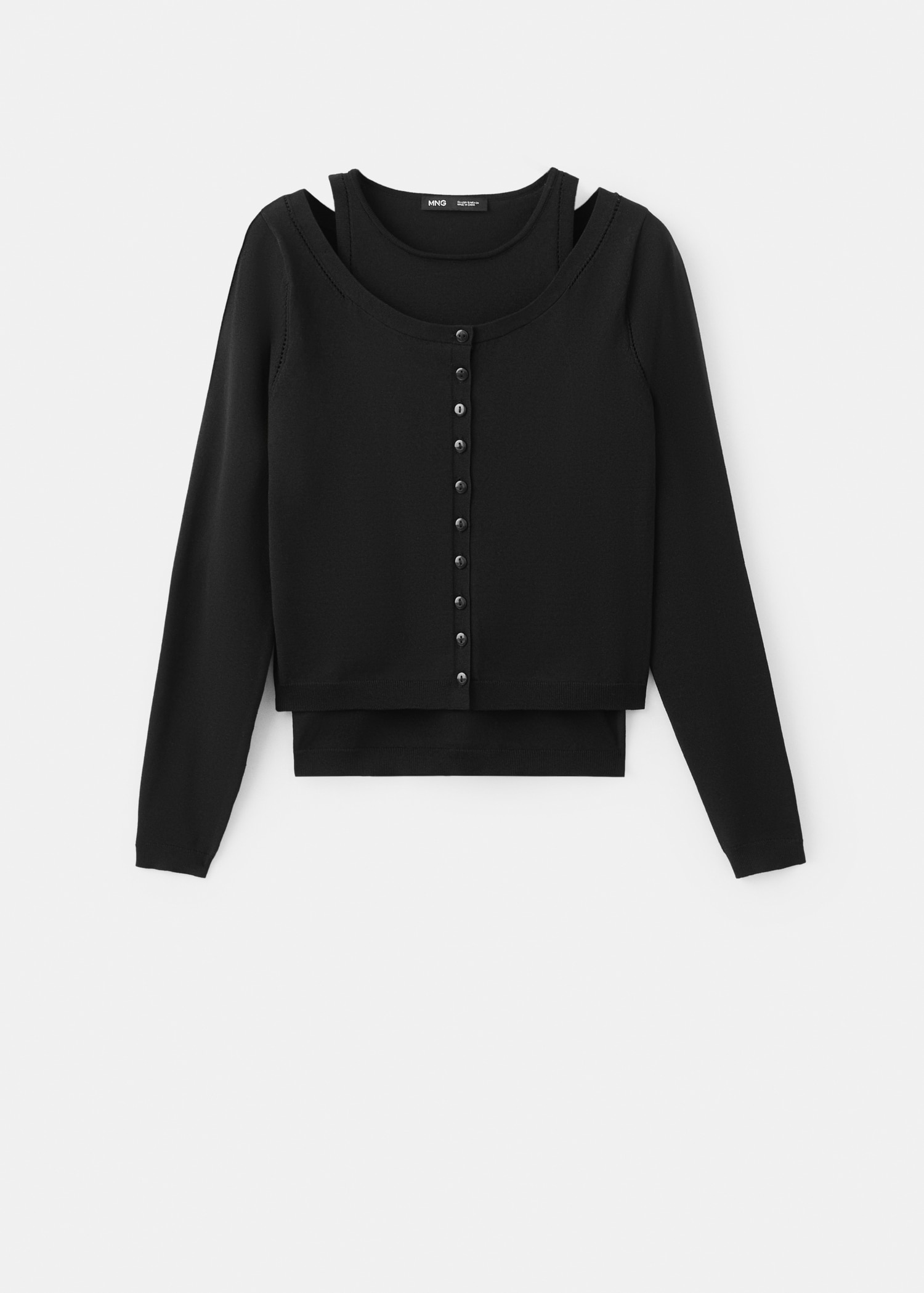 سترة محبوكة متناسقة - منتج دون نموذج