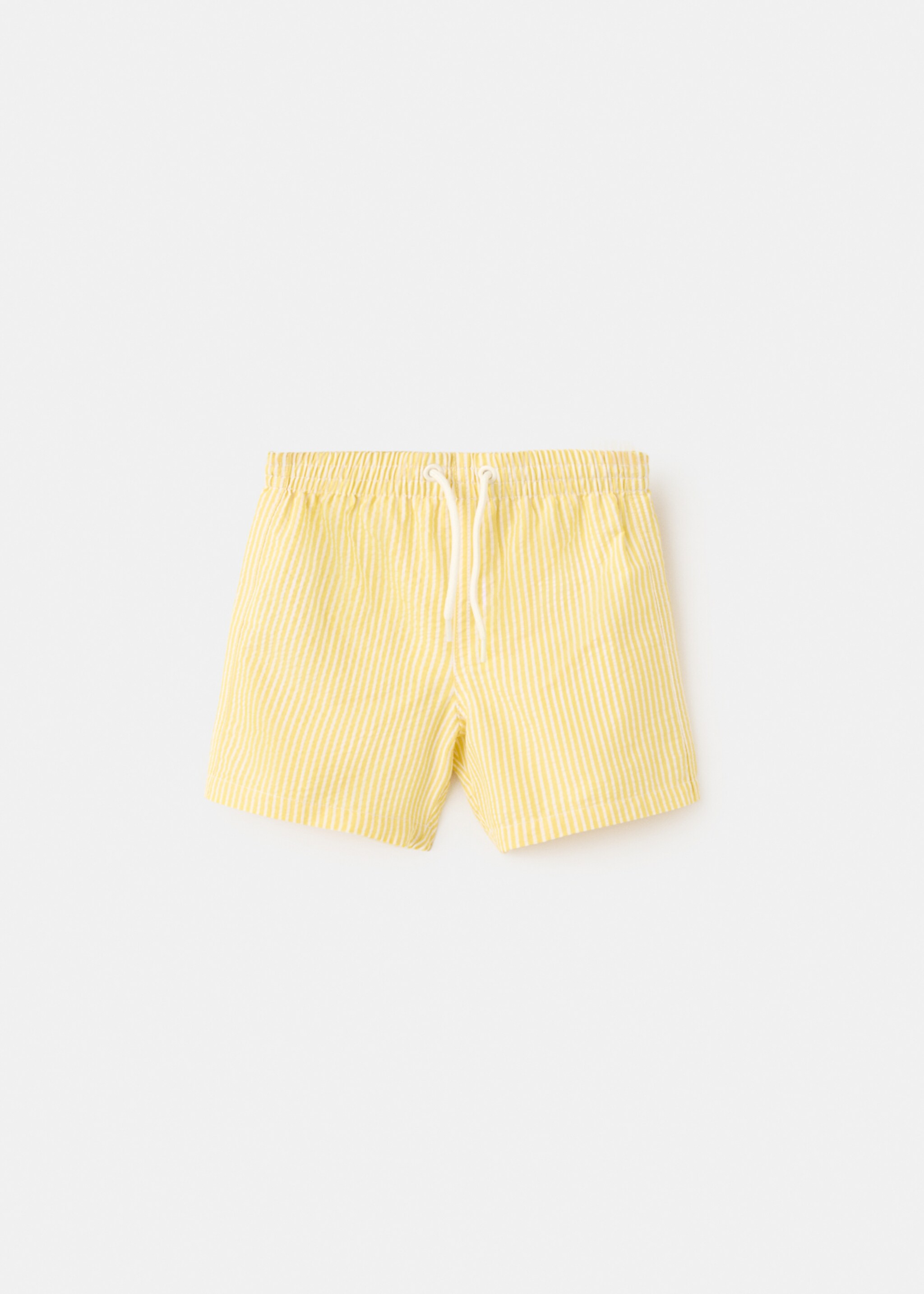 ملابس سباحة مخططة برباط - منتج دون نموذج, أصفر. Ref: 27065981-00.